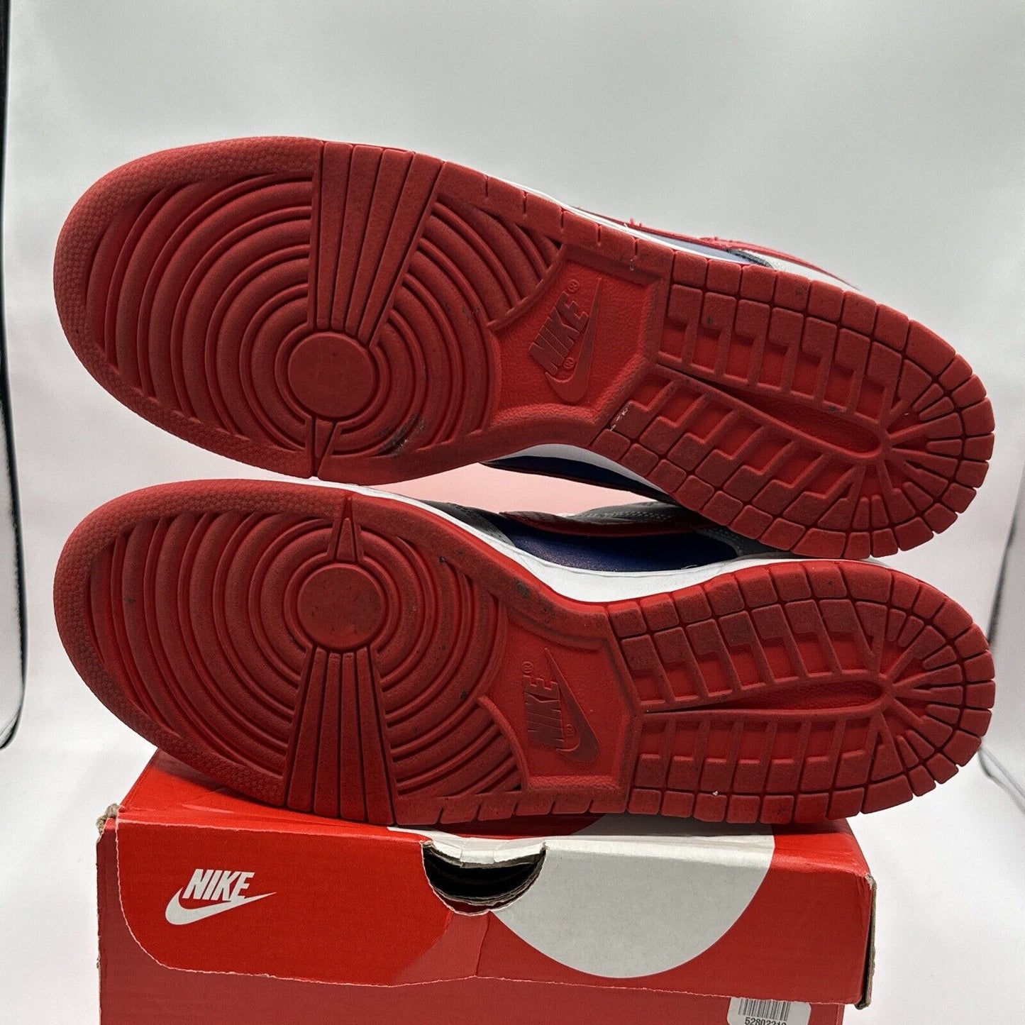 Size 11 - Nike Dunk Low Retro Samba 2020 Red White Blue USA grey Leather OG All