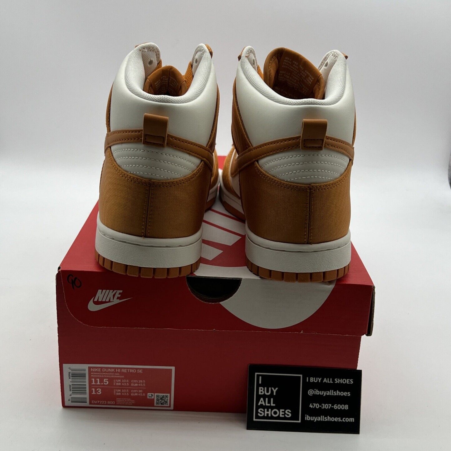 Size 11.5 - Nike Dunk High Monarch Canvas (DV7223-800)