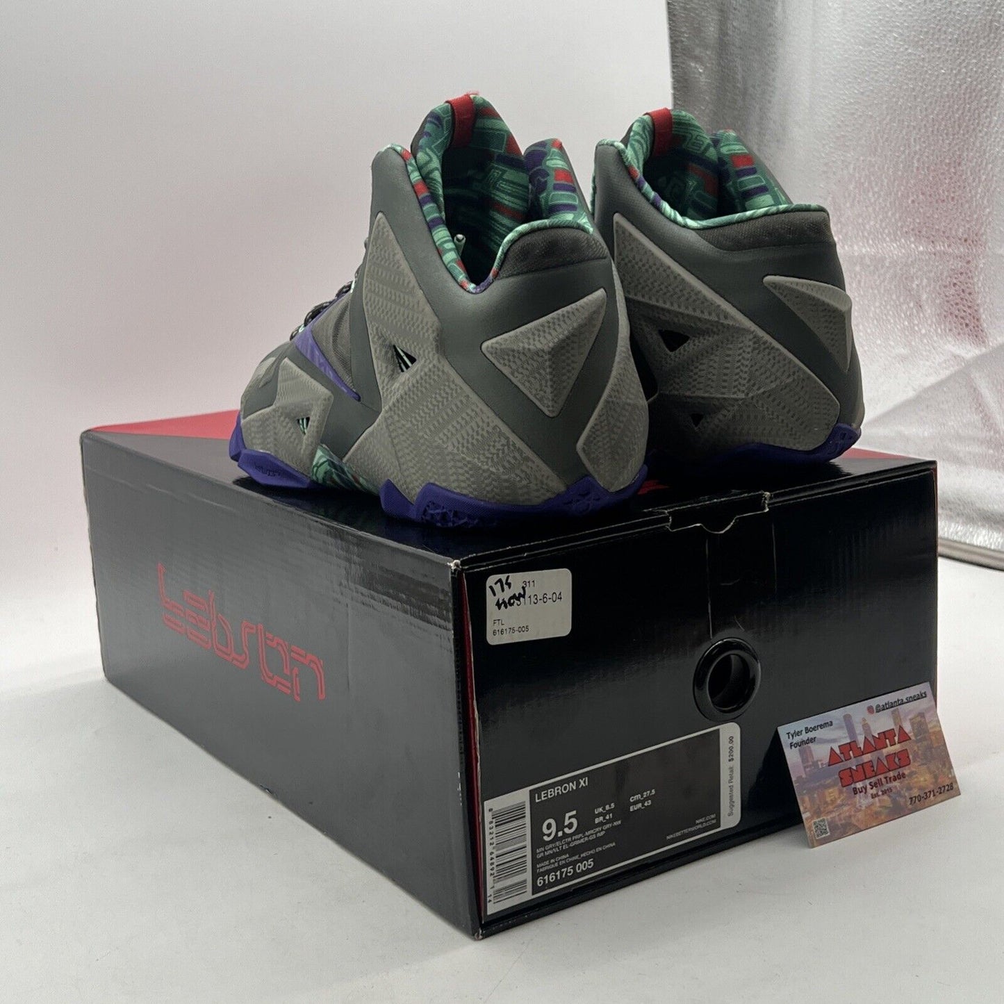 Size 9.5 - Nike LeBron 11 Terracotta Warrior (616175-005)