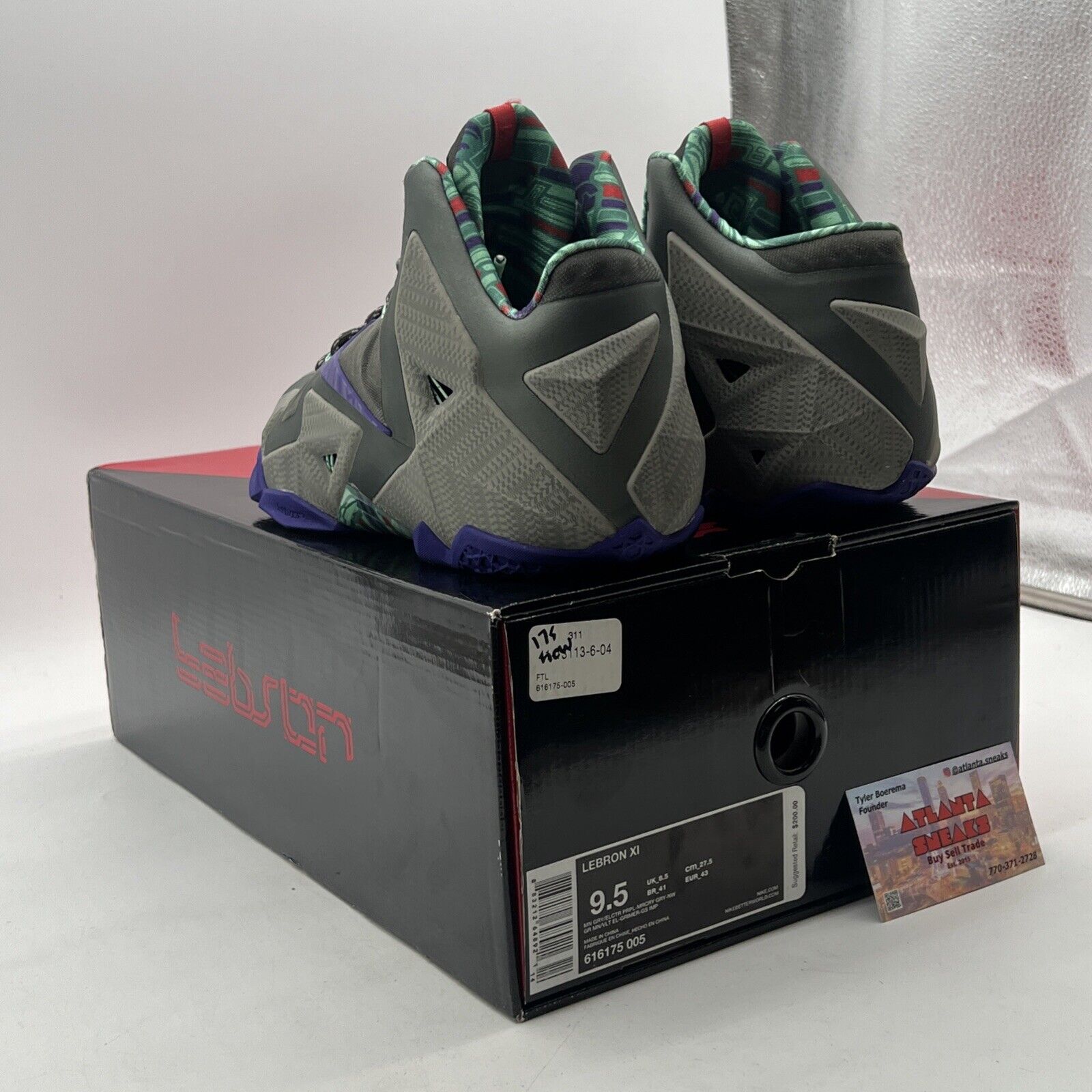 Size 9.5 - Nike LeBron 11 Terracotta Warrior (616175-005)