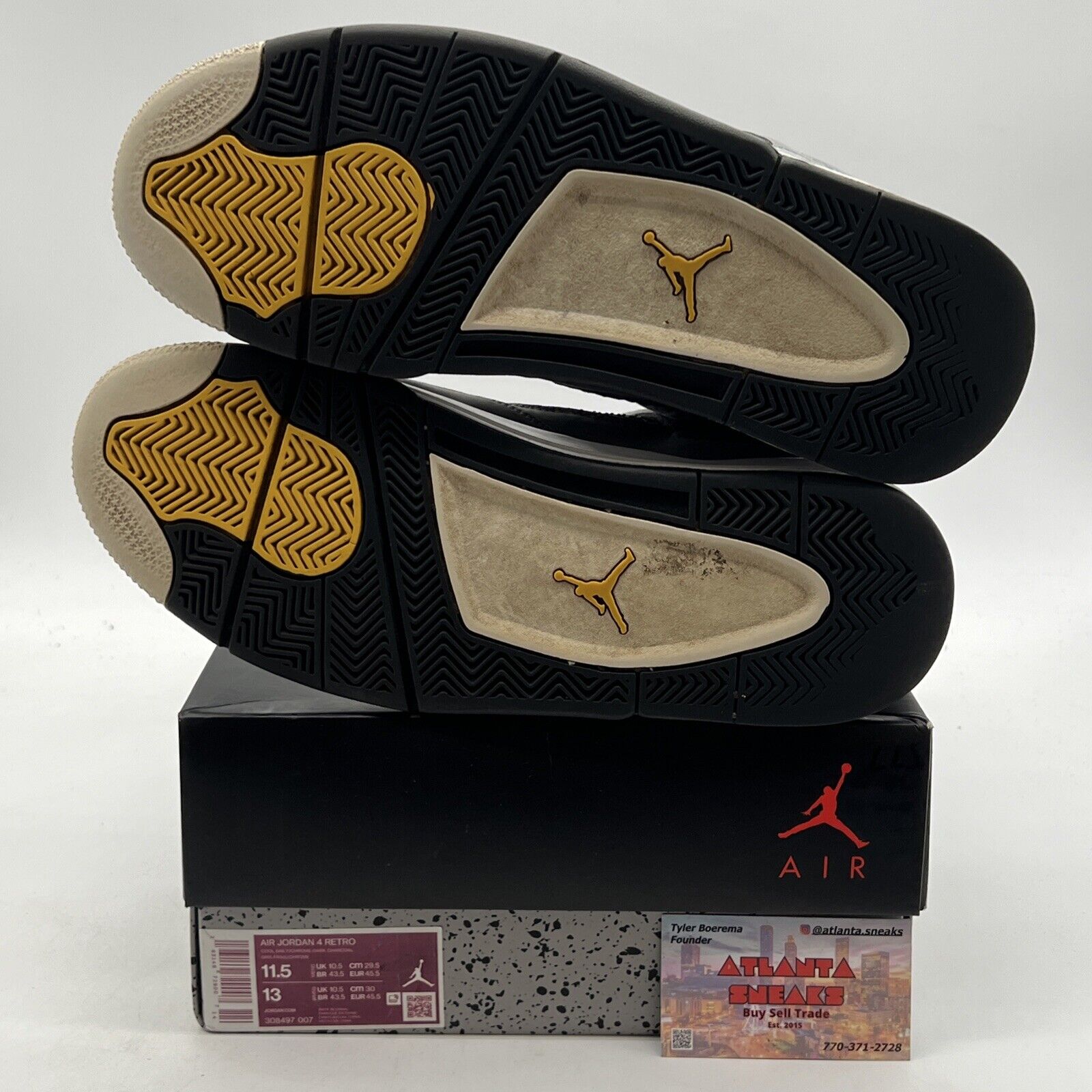 Size 11.5 - Jordan 4 Retro Low Cool Grey (308497-007)