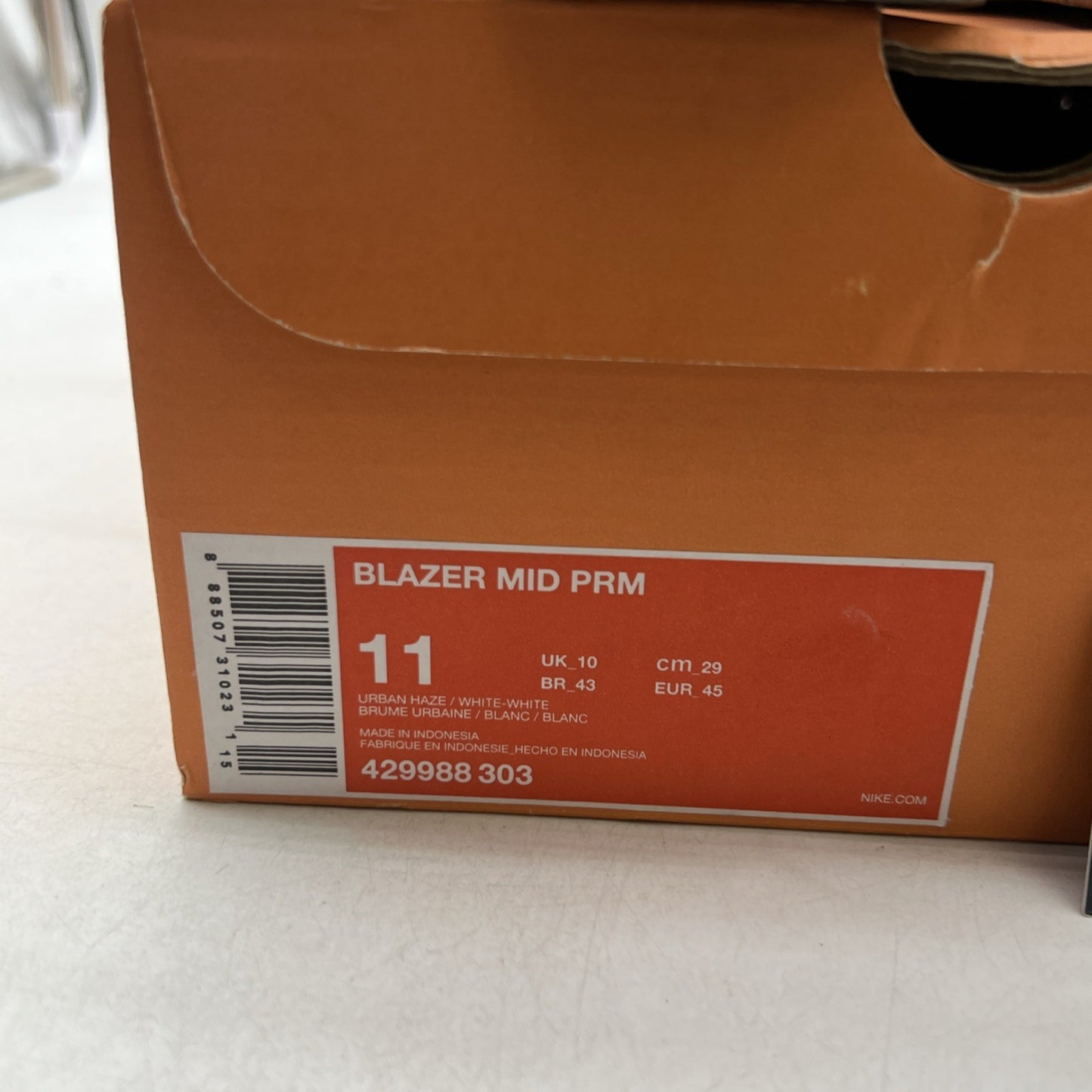 Size 11 - Nike Blazer PRM Mid Urban Haze (429988-303)