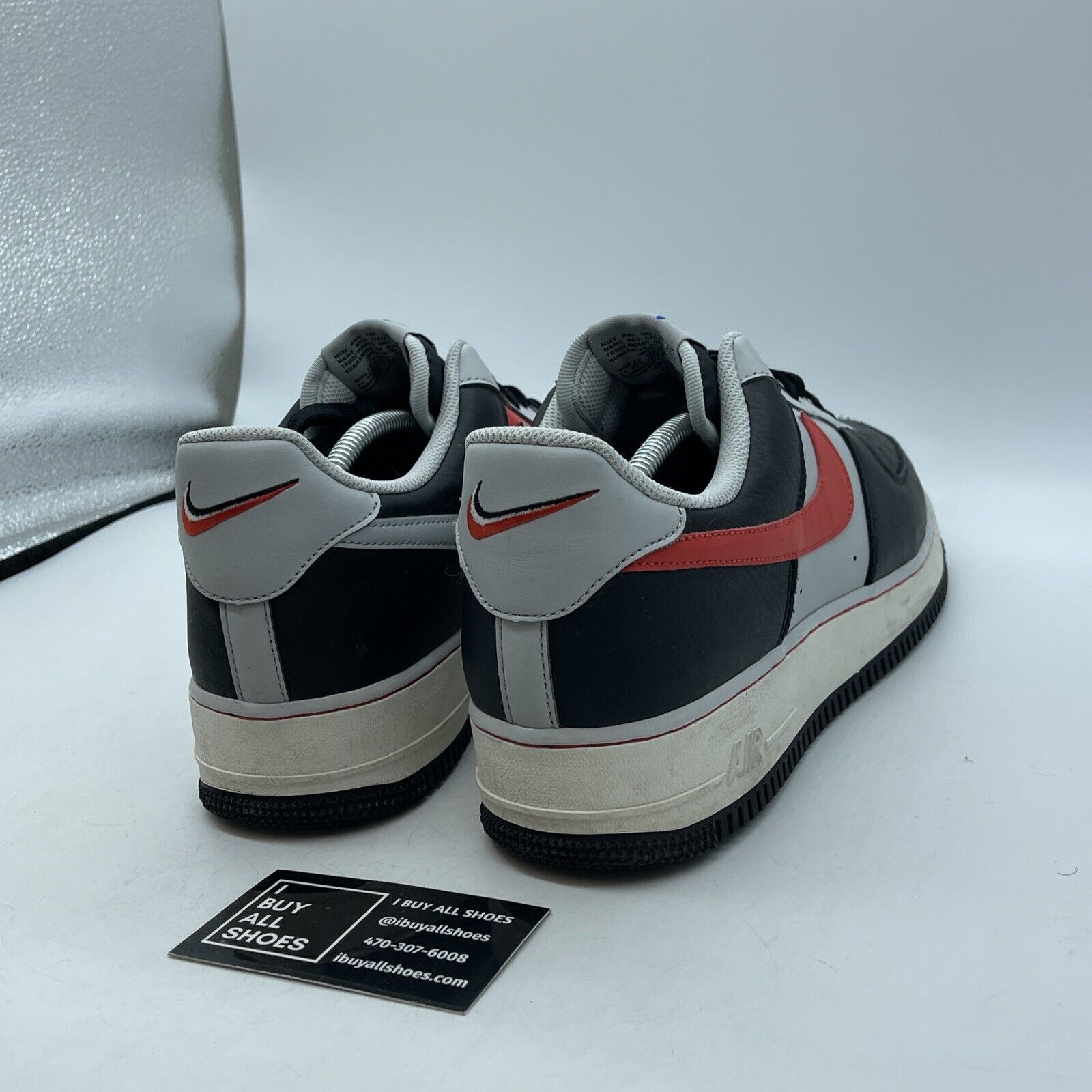 Size 12- Nike Air Force 1 '07 LV8 x NBA 75th Anniversary Trail Blazers Black