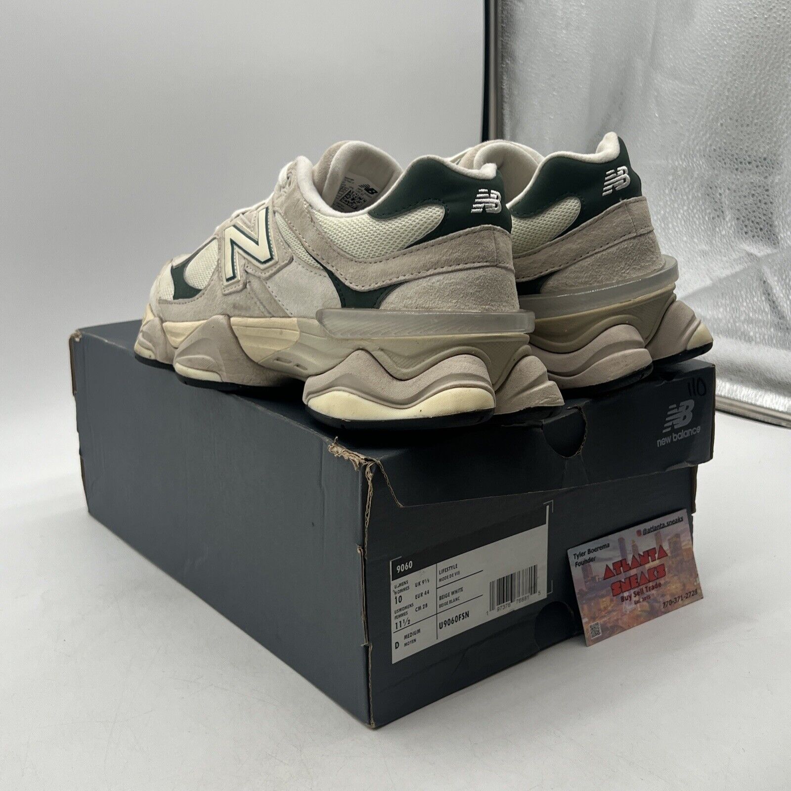 Size 10 - New Balance 9060 Footlocker Exclusive Spruce Pack (U9060FSN)