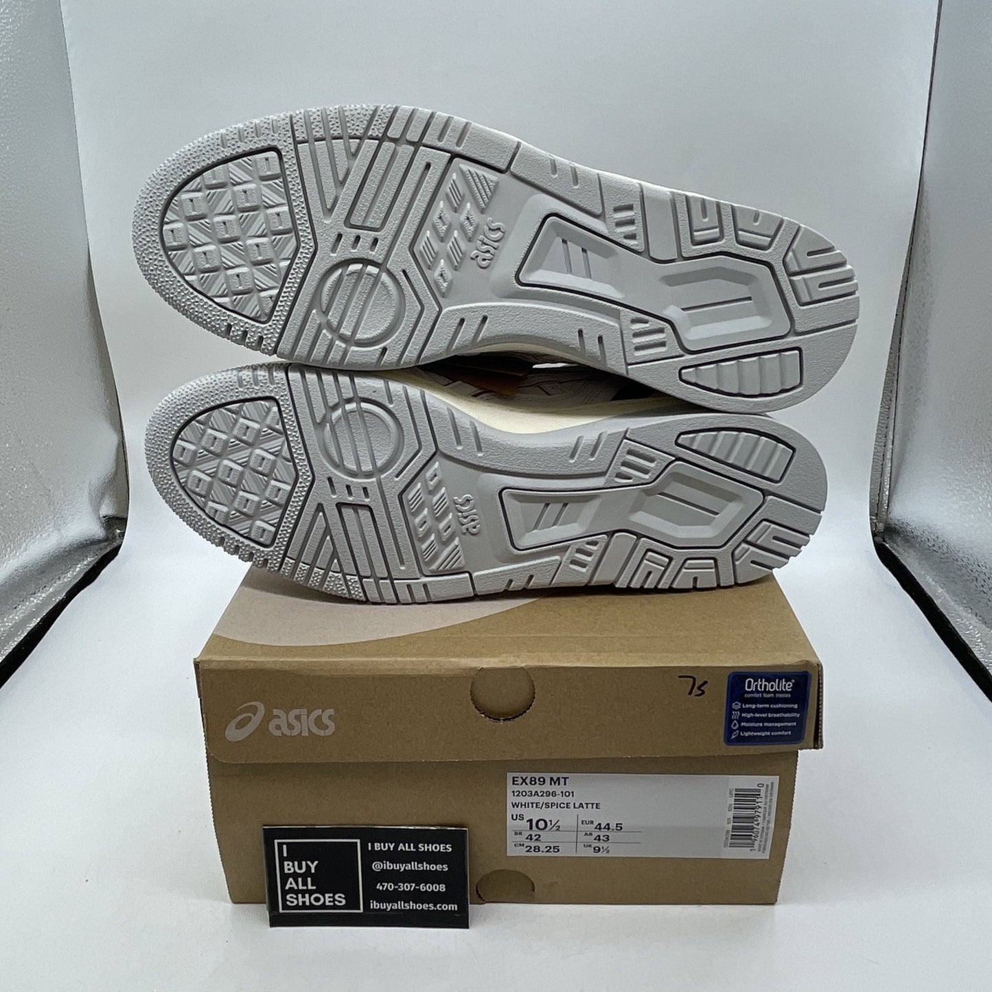 Size 10.5 - Asics EX89 MT White Spice Latte (EX89MT)