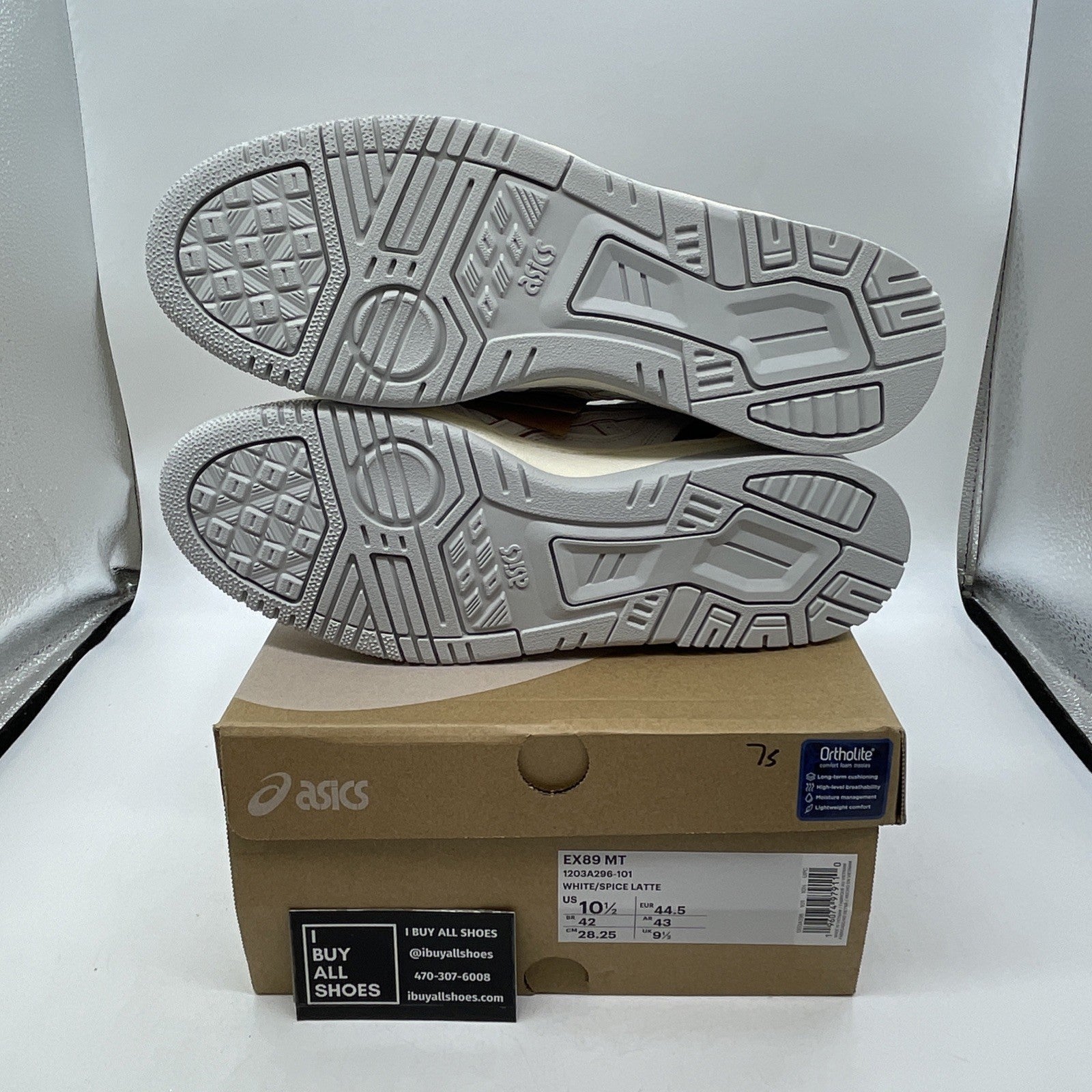 Size 10.5 - Asics EX89 MT White Spice Latte (EX89MT)
