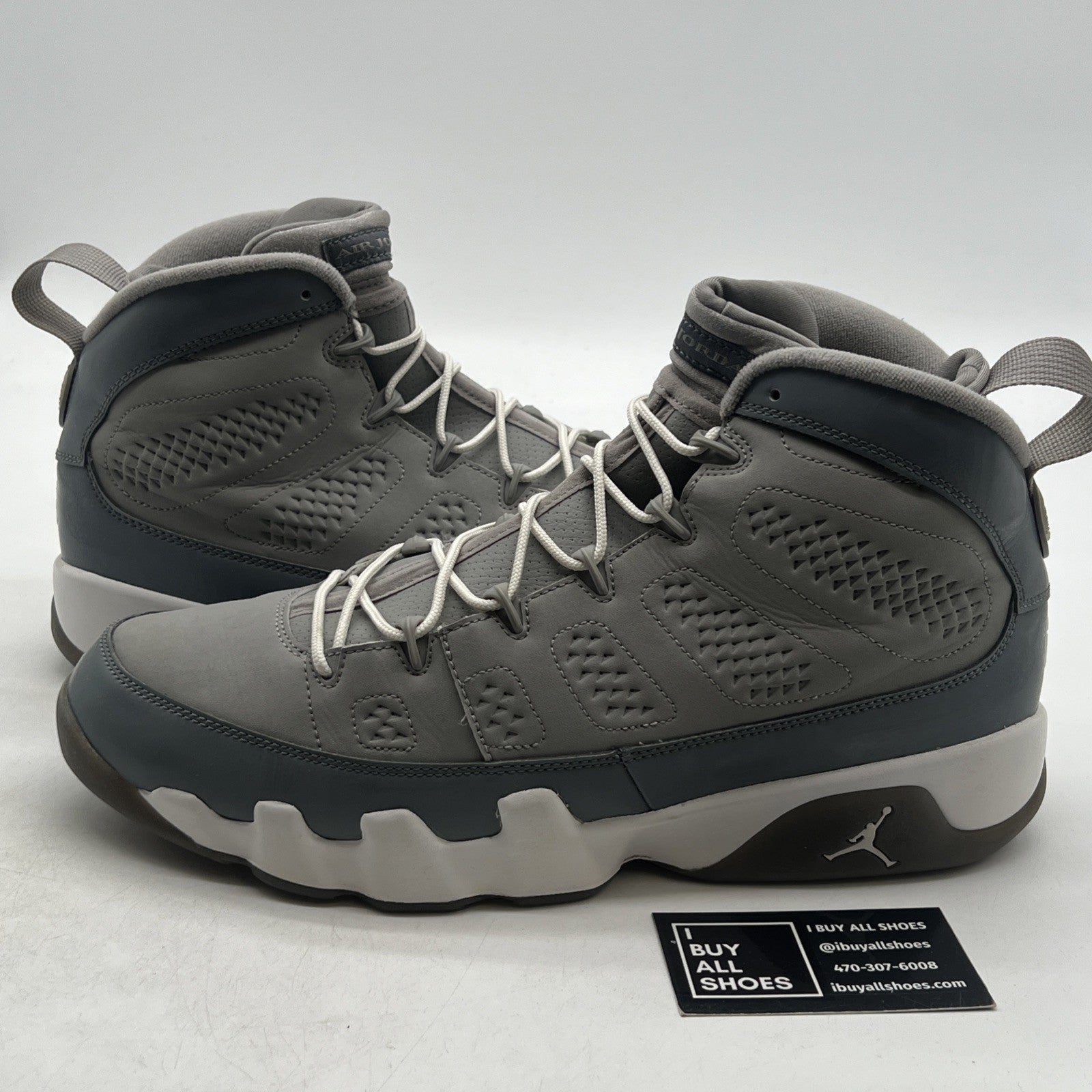 Size 13 - Air Jordan 9 Retro 2012 Cool Grey (302370-015)