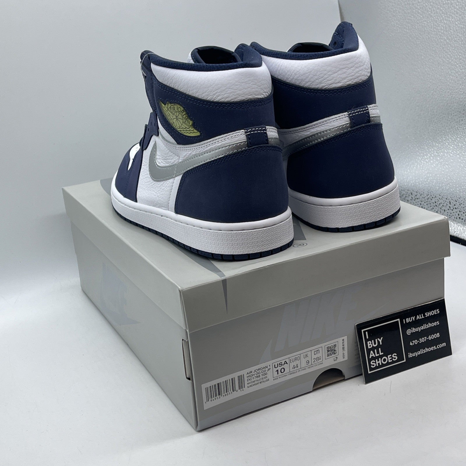 Size 10 - Jordan 1 Retro High CO.JP Midnight Navy Suede Leather (DC1788-100)