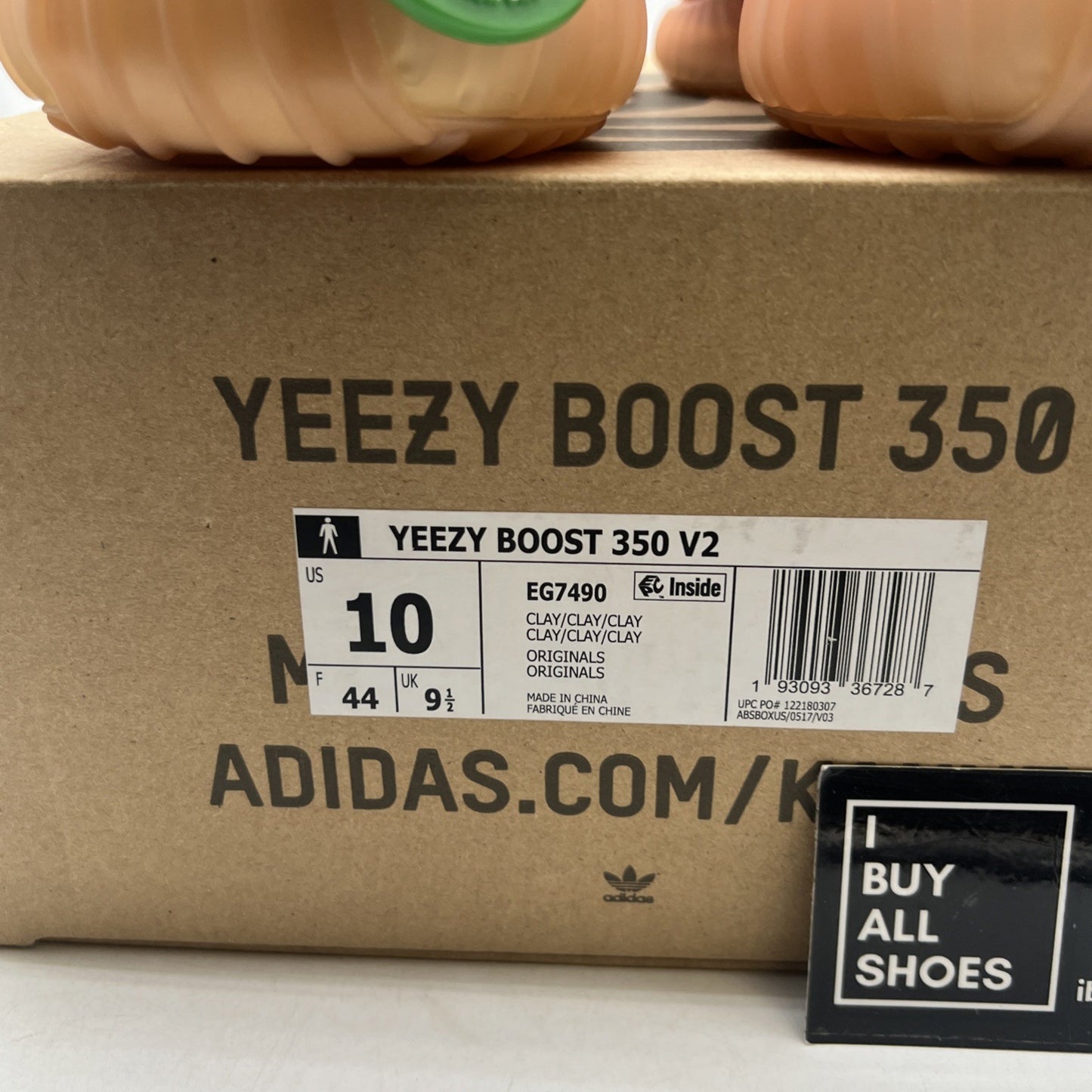 Size 10 - adidas Yeezy Boost 350 V2 Clay (EG7490)