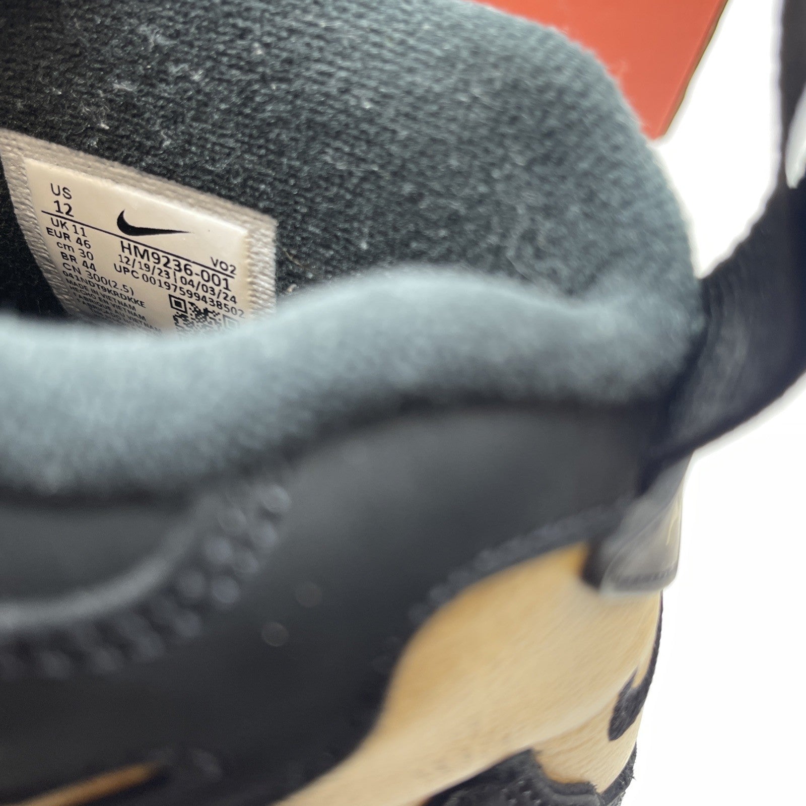 Size 12 - Air DT Max 96 Colorado Home Black Gold Suede (HM9236-001)
