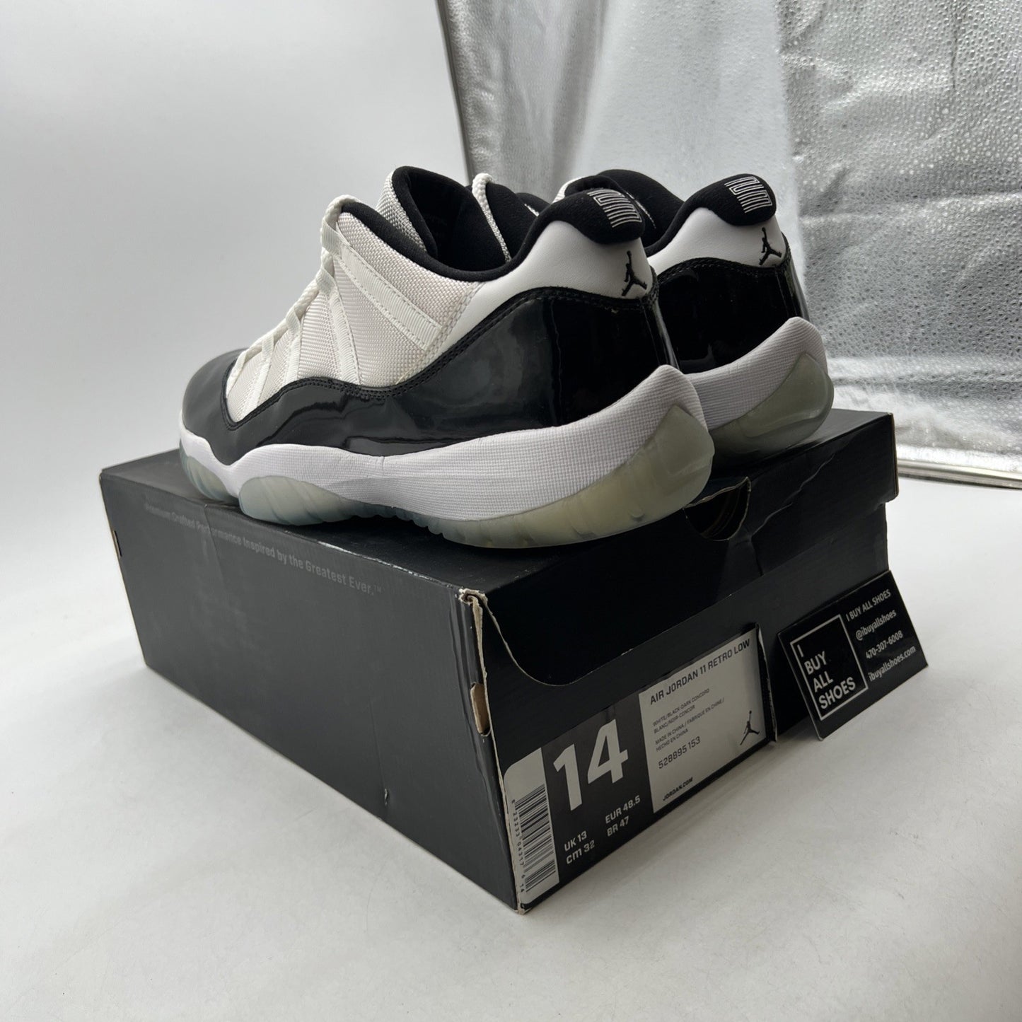 Size 14 - Air Jordan 11 Retro Low Concord (528895-153)