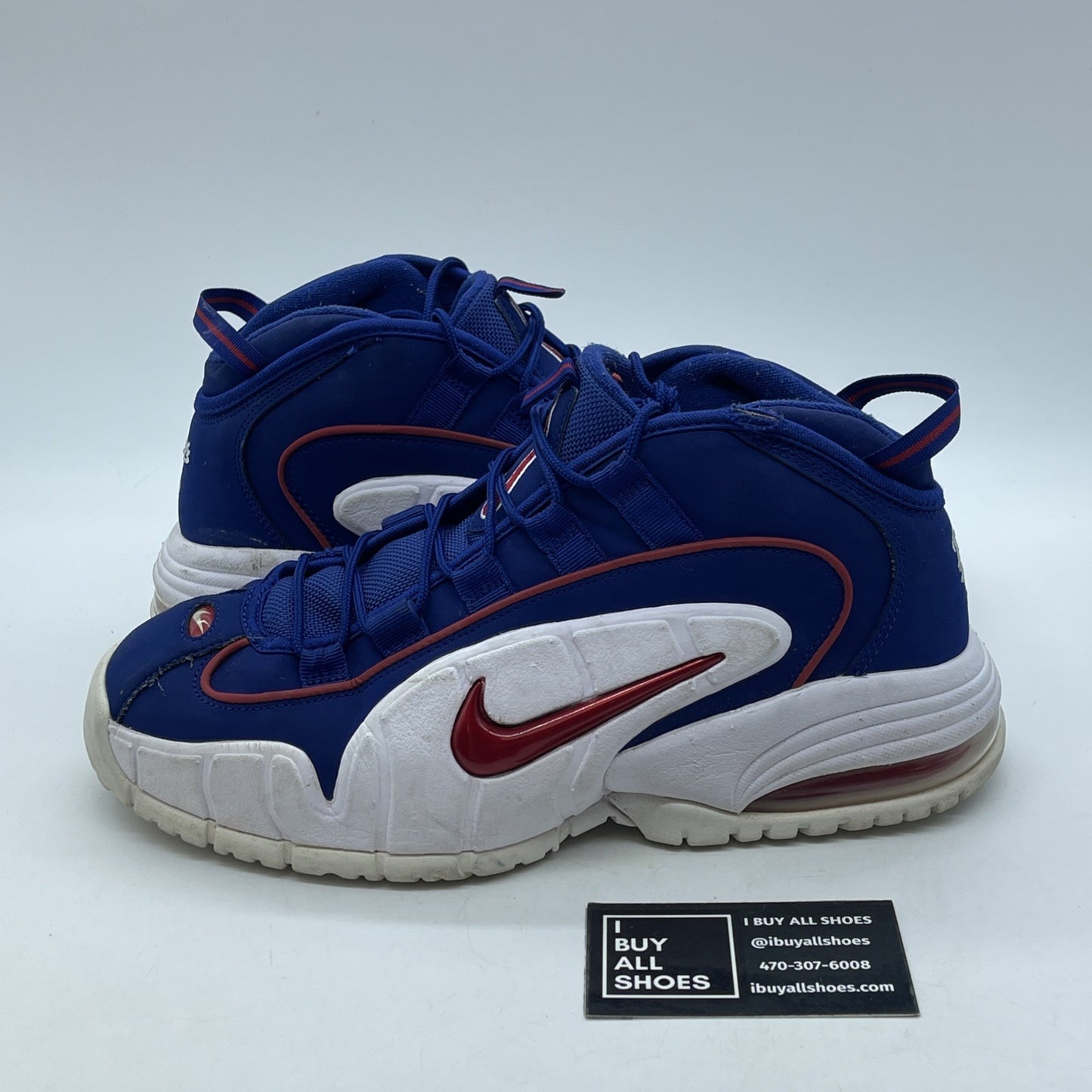 Size 8.5 - Nike Air Max Penny 1 Lil Penny Blue Red Suede (685153-400)
