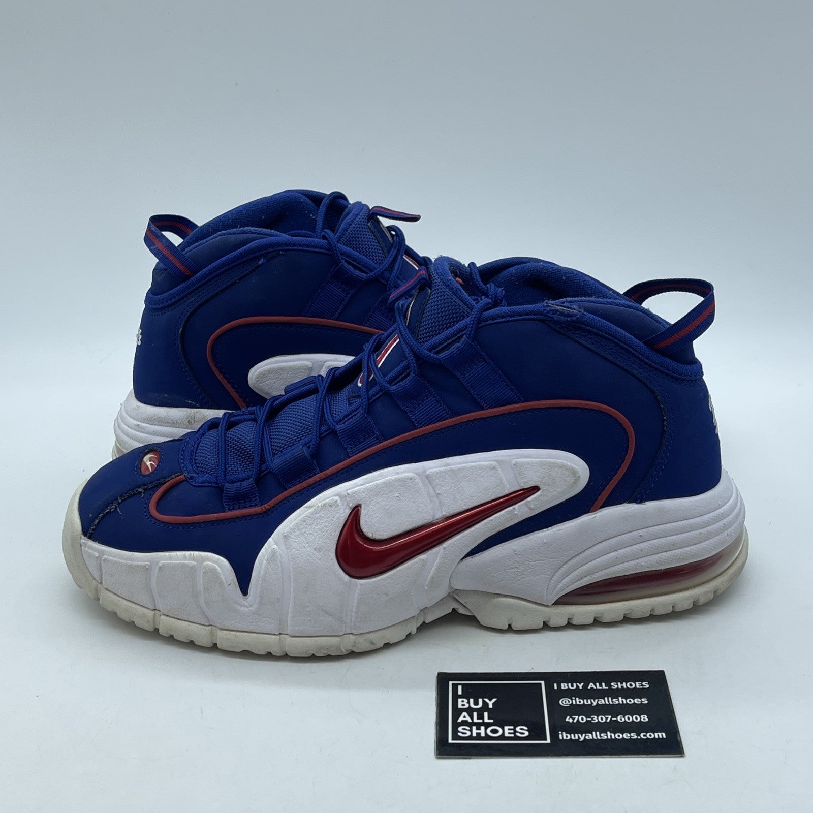 Size 8.5 - Nike Air Max Penny 1 Lil Penny Blue Red Suede (685153-400)