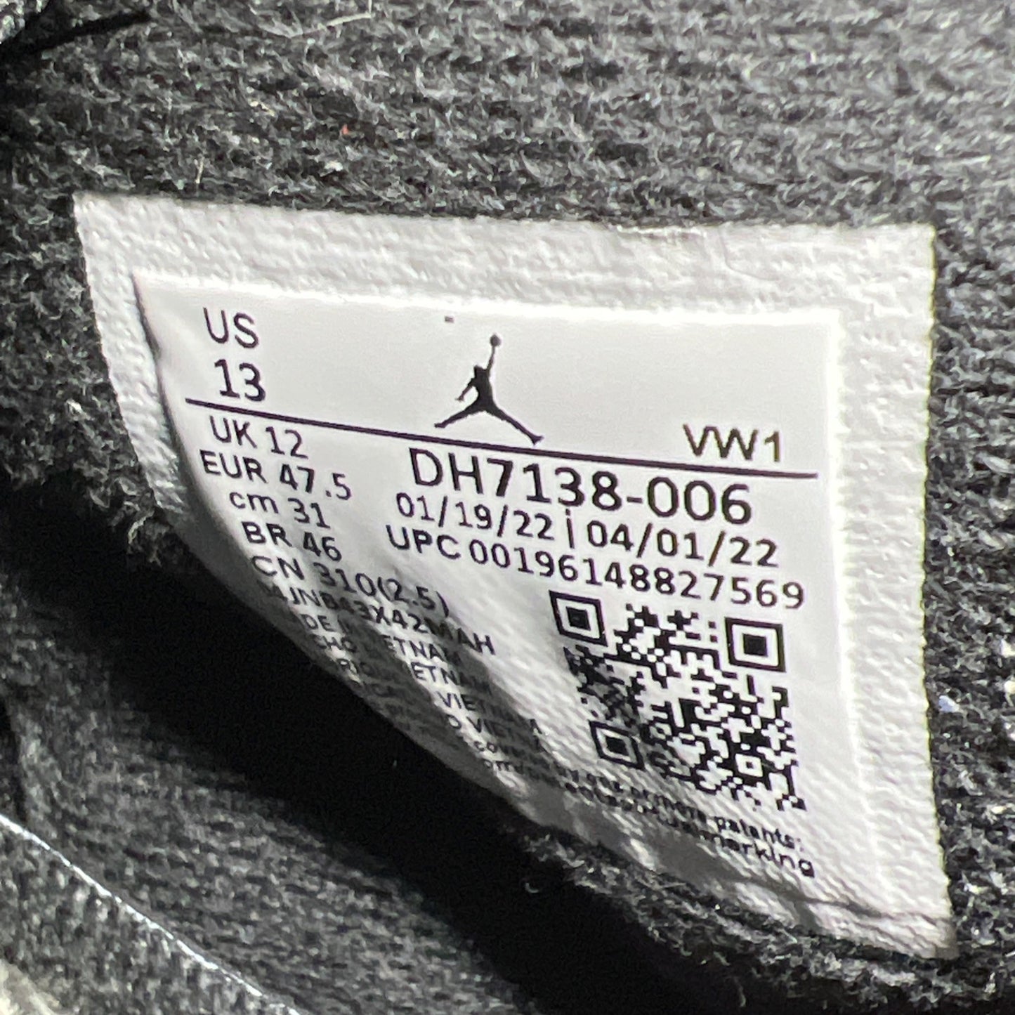 Size 13 - Air Jordan 4 Retro SE Mid Black Canvas (DH7138-006)