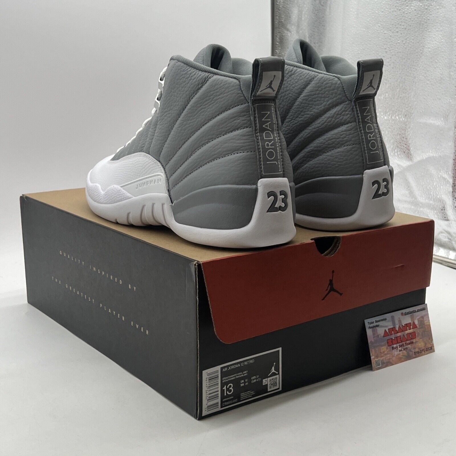 Size 13 - Air Jordan 12 Stealth 2022 (CT8013-015)
