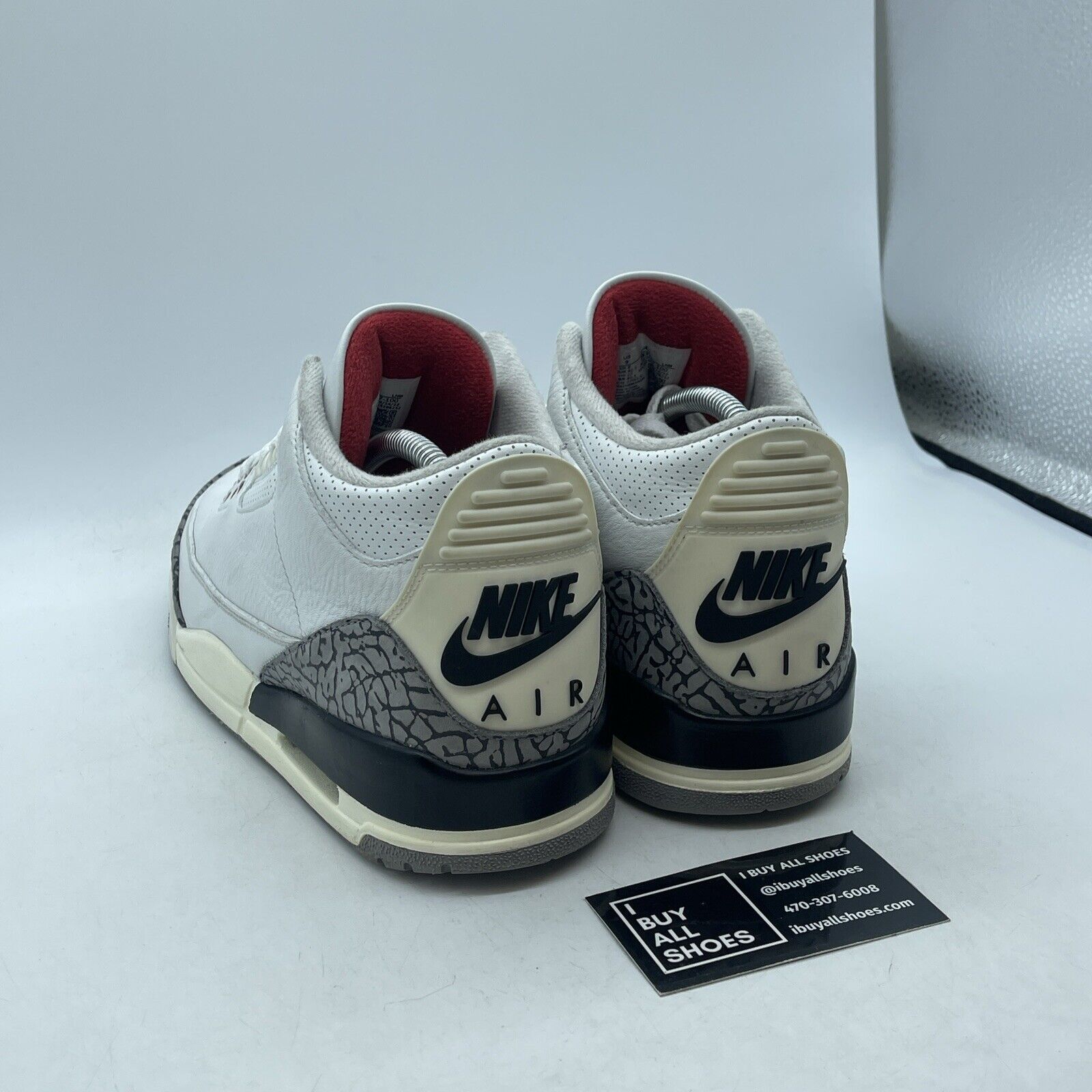 Size 9 - Jordan 3 Retro Mid White Cement Reimagined White Black (DN3707-100)