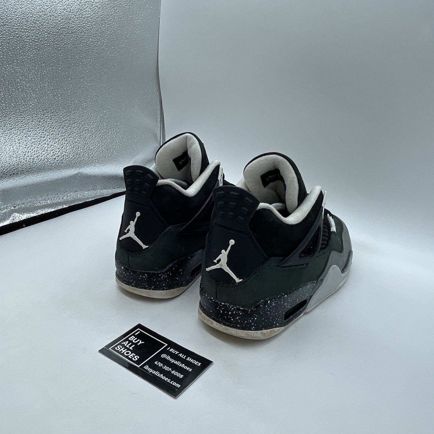 Size 9.5 - Air Jordan 4 Retro 2024 Fear Grey Black Suede (FQ8138-002)