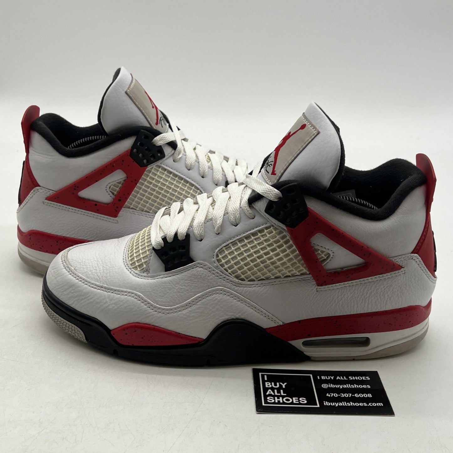 Size 10 - Air Jordan 4 Retro Mid Red Cement (DH6927-161)