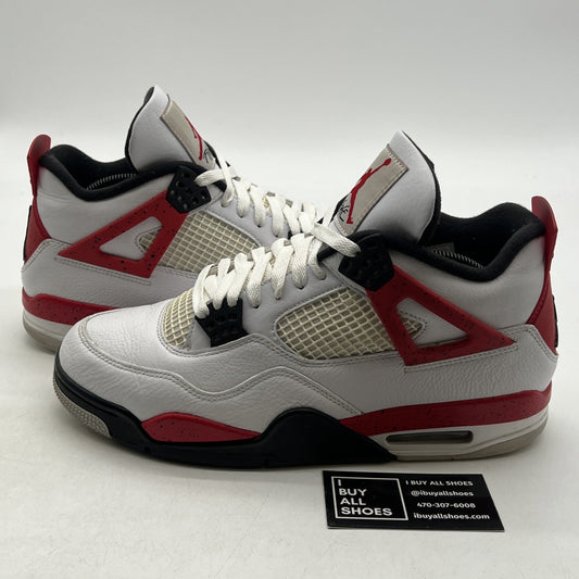 Size 10 - Air Jordan 4 Retro Mid Red Cement (DH6927-161)