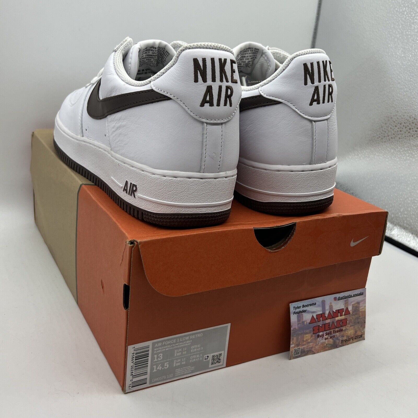 Size 13 - Nike Air Force 1 Low Retro White Brand New Og All