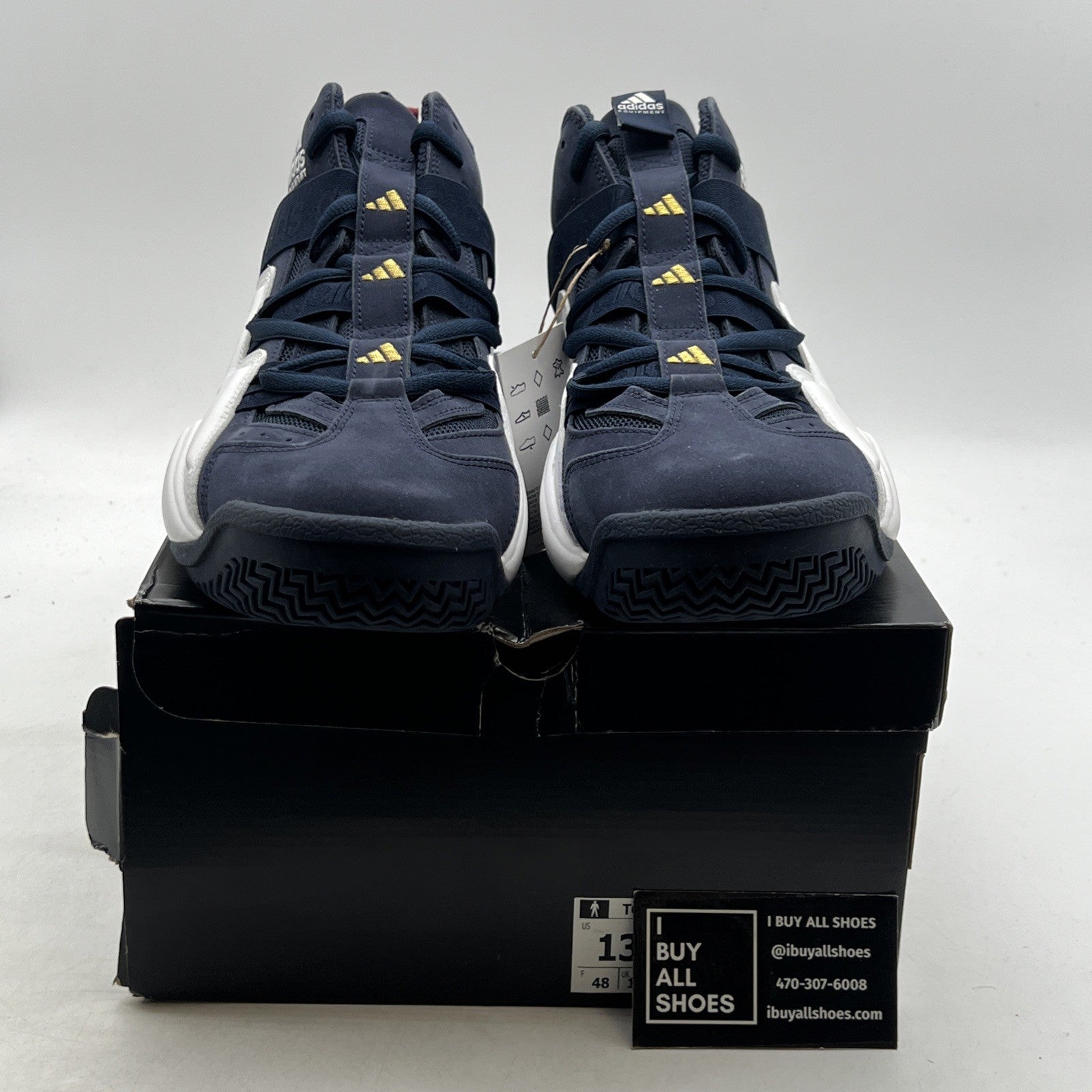 Size 13 - Adidas Top Ten 2000 2022 Navy White (GY2401)