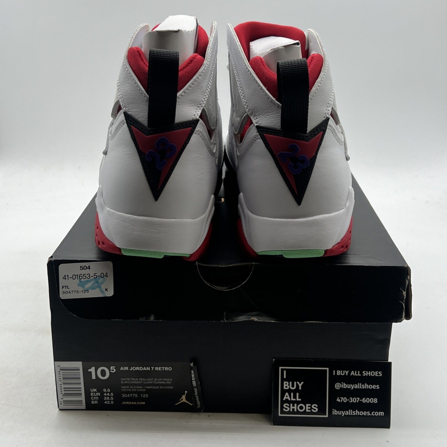 Size 10.5 - Air Jordan 7 Retro 2015 Hare (304775-125)