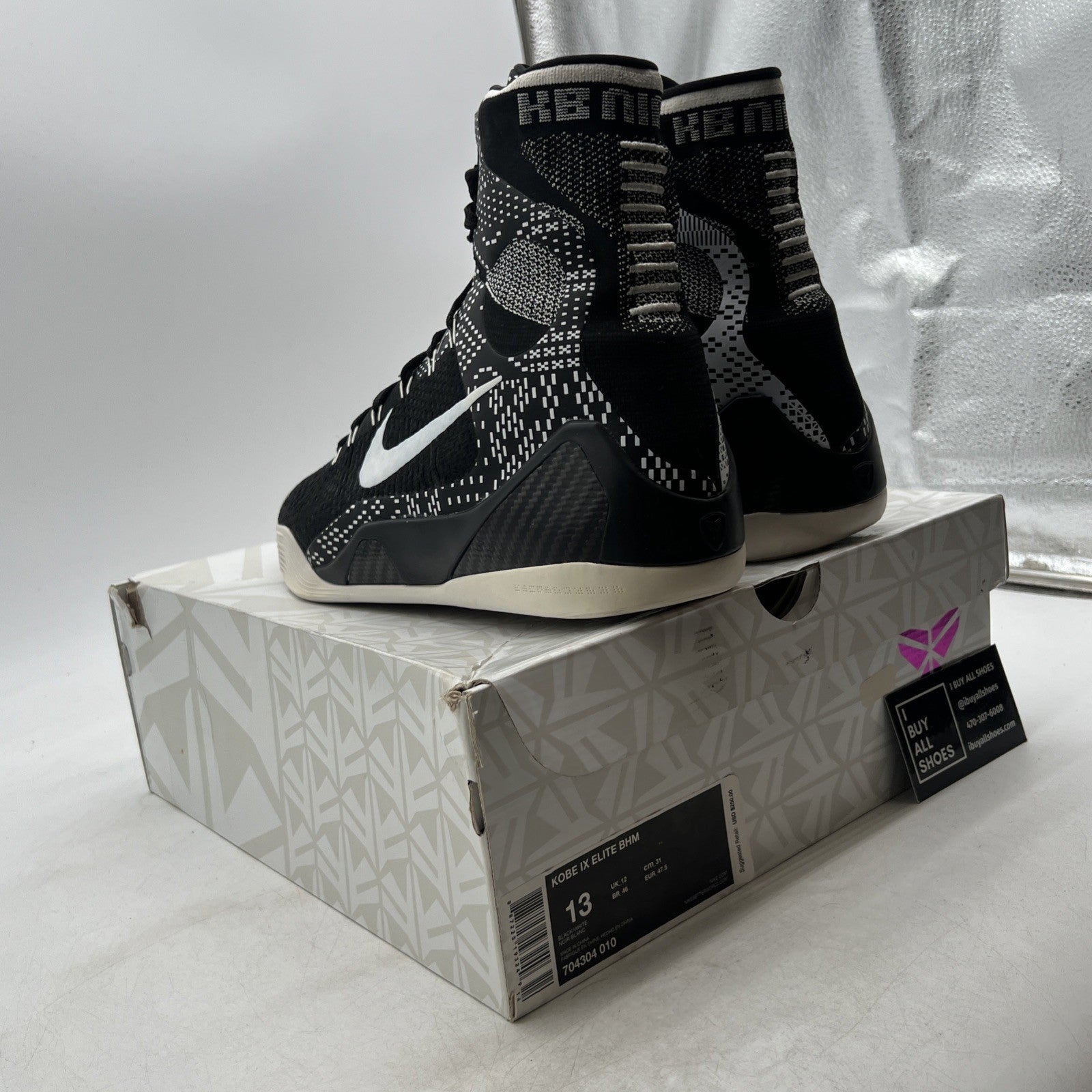 Size 13 - Nike Kobe 9 Elite Black History Month (704304-010)