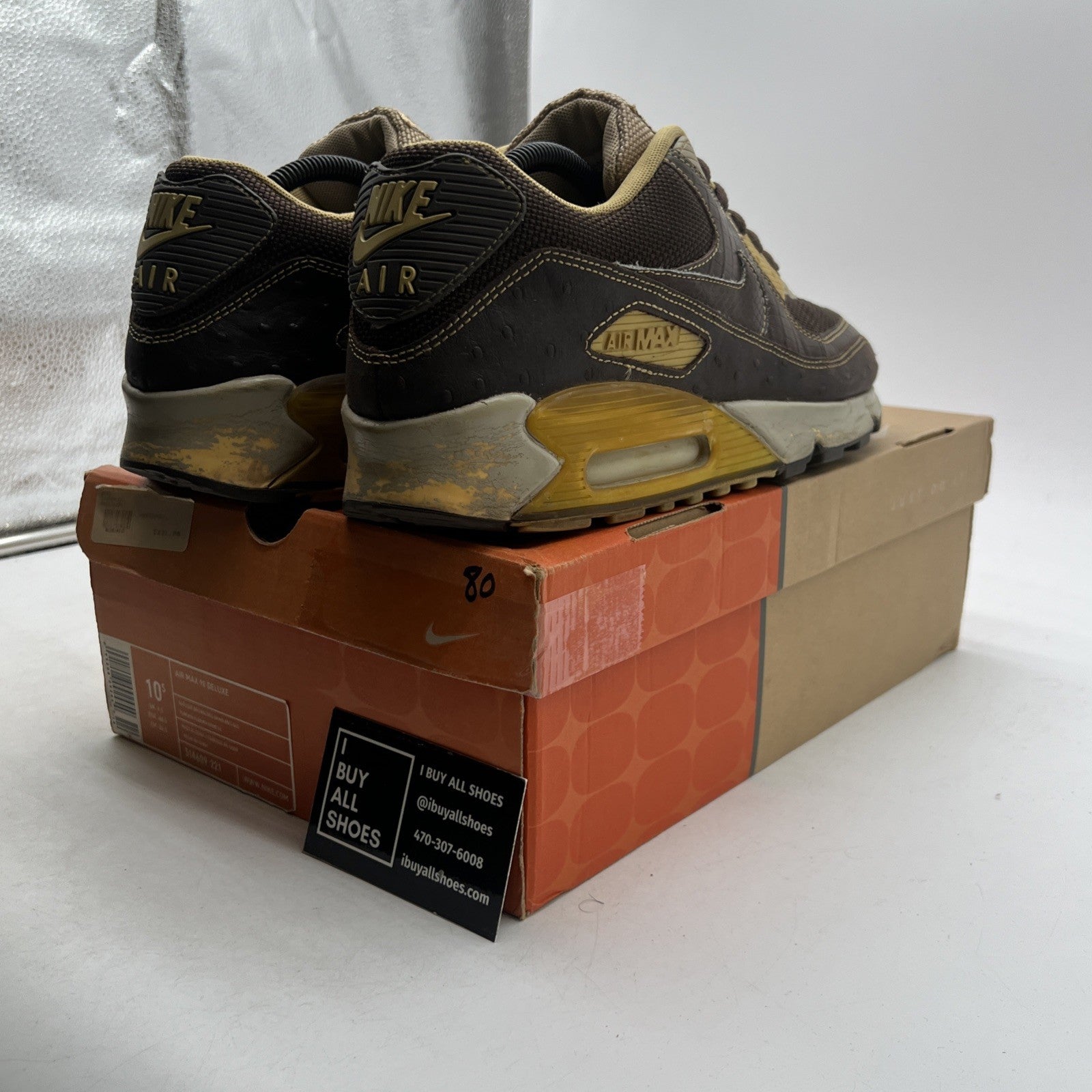 Size 10.5 - Nike Air Max 90 Deluxe Huf (314609-221)