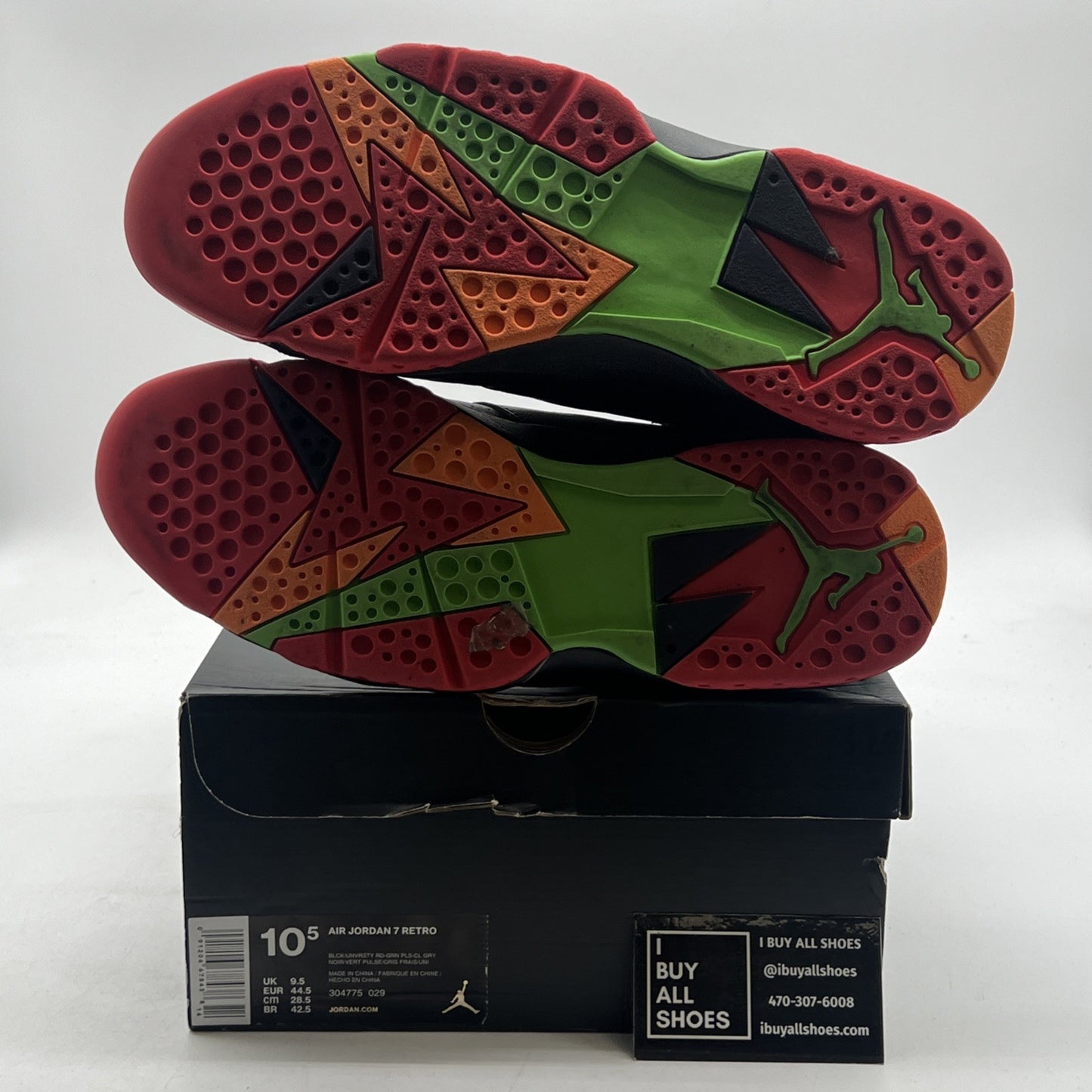 Size 10.5 - Air Jordan 7 Retro Marvin the Martian (304775-029)