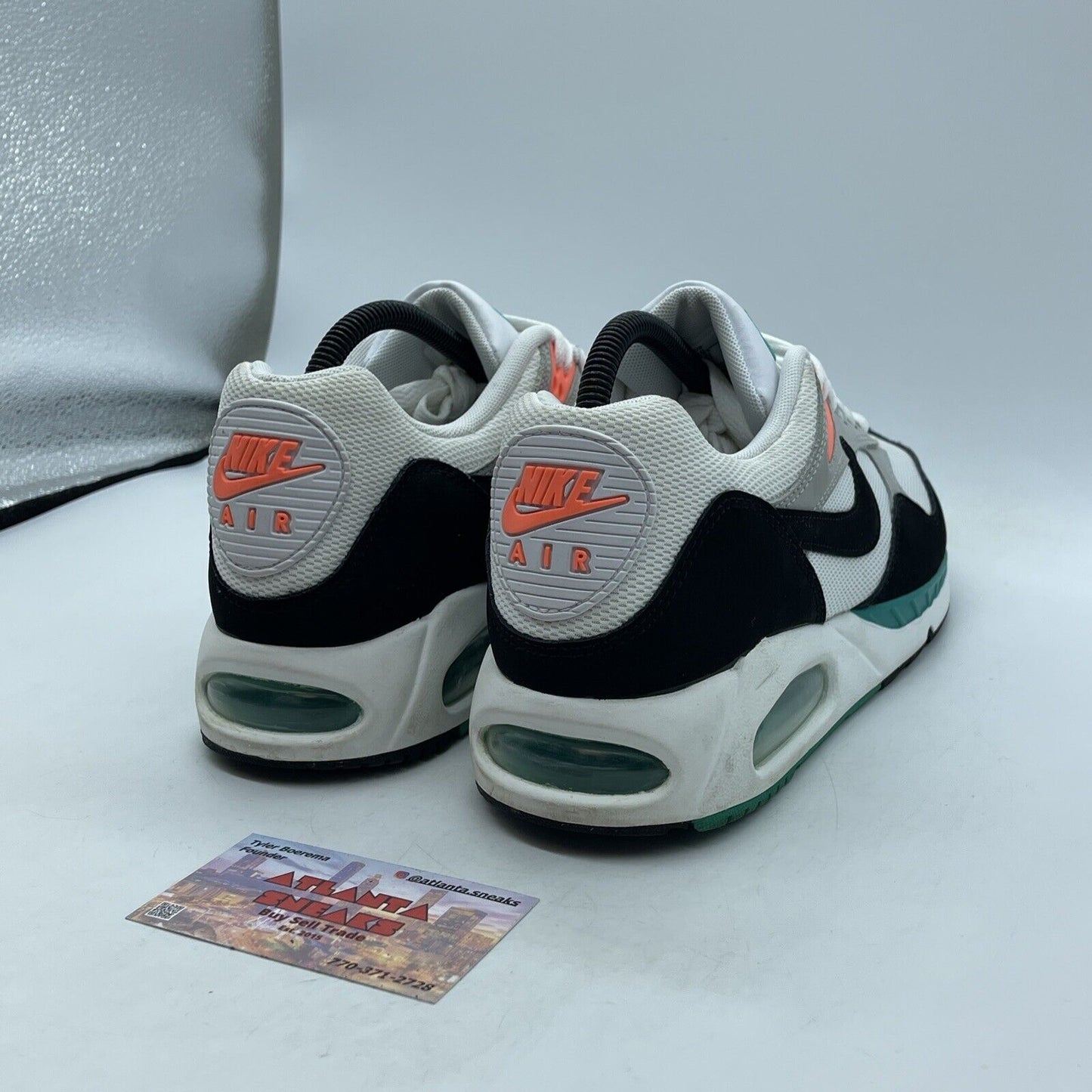 Size 10W - Nike Air Max Correlate White Black New Green Black Suede (511417-136)