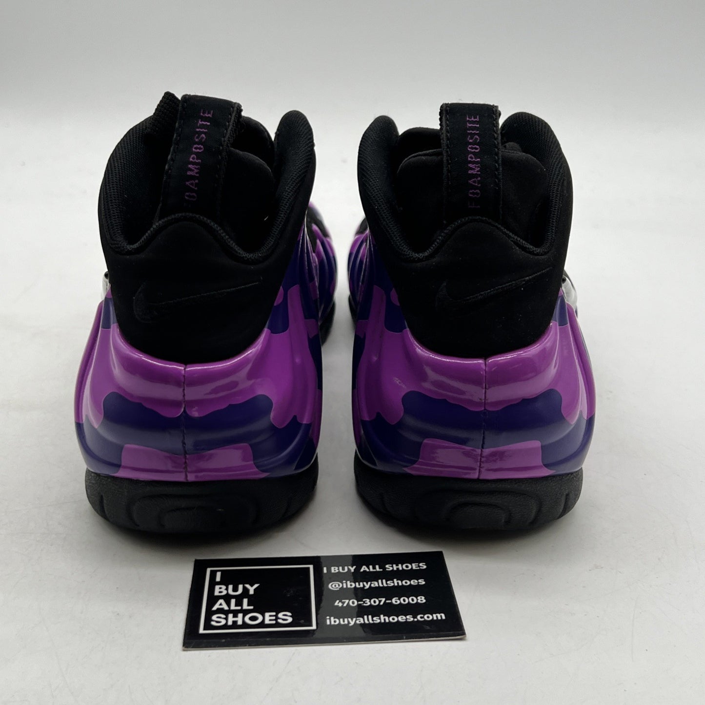 Size 11 - Nike Air Foamposite Pro Purple Camo (624041-012)
