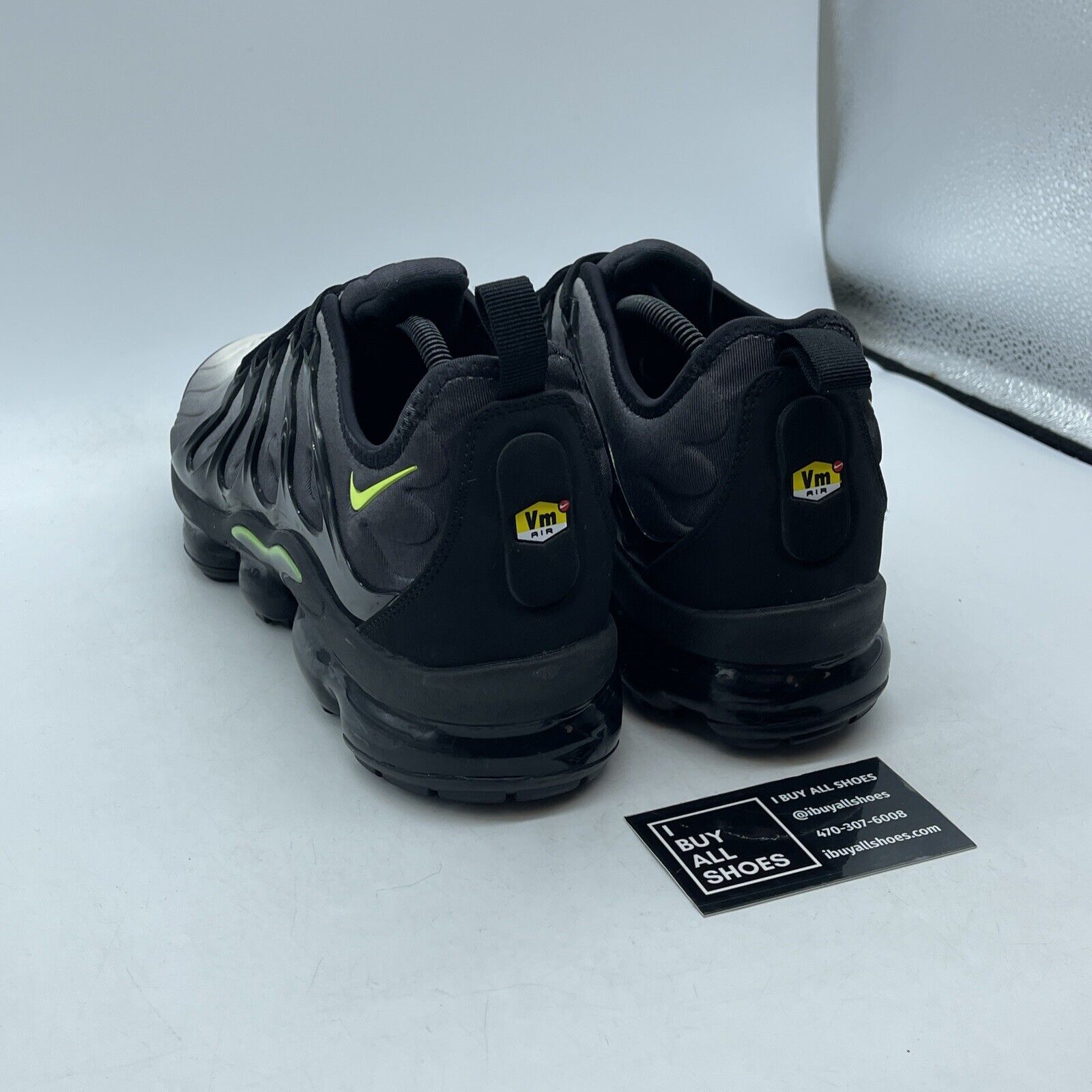 Size 12 - Nike Air VaporMax Plus Neon 95 Green White Grey Black (924453-009)