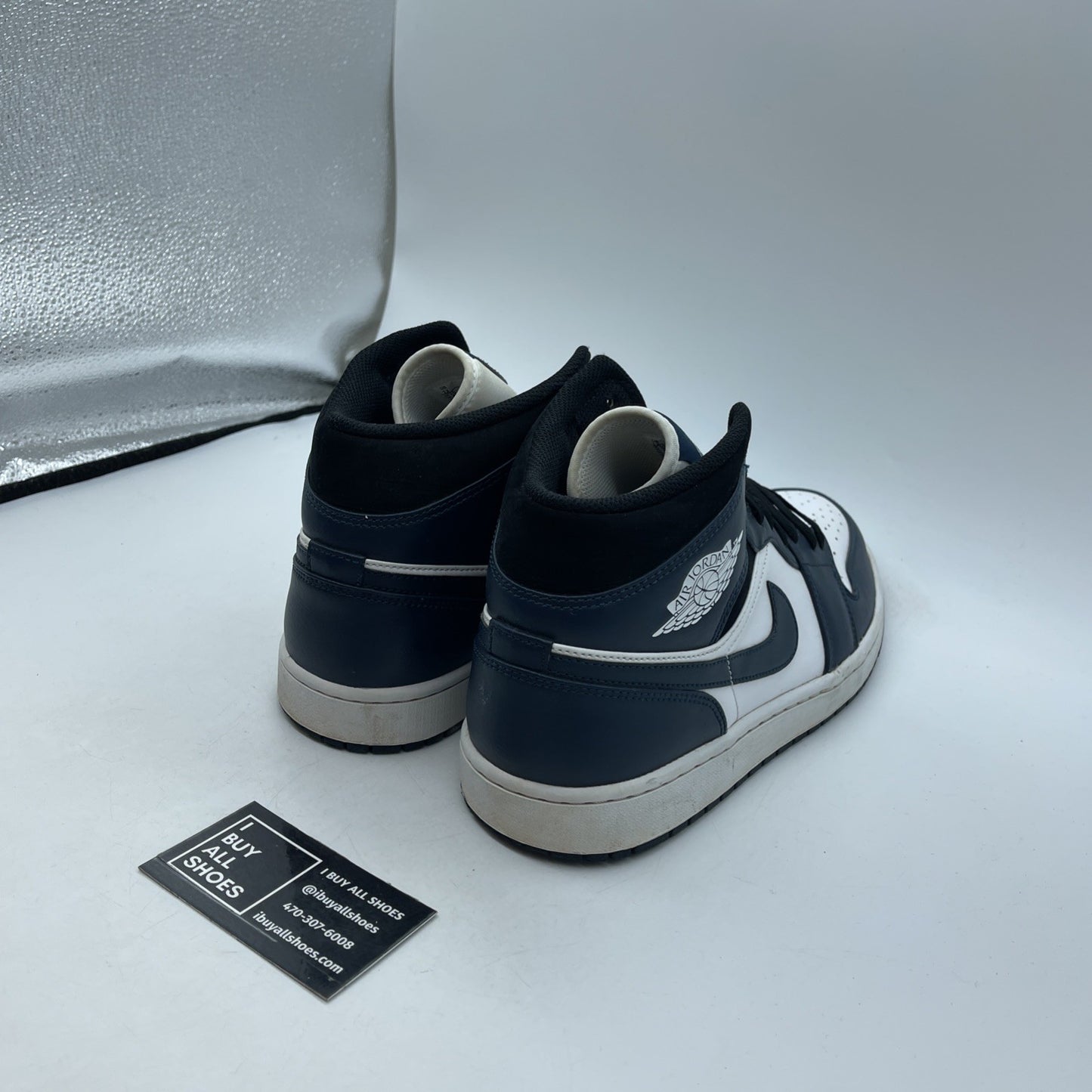 Size 12 - Air Jordan 1 Mid Armory Navy (554724-411)
