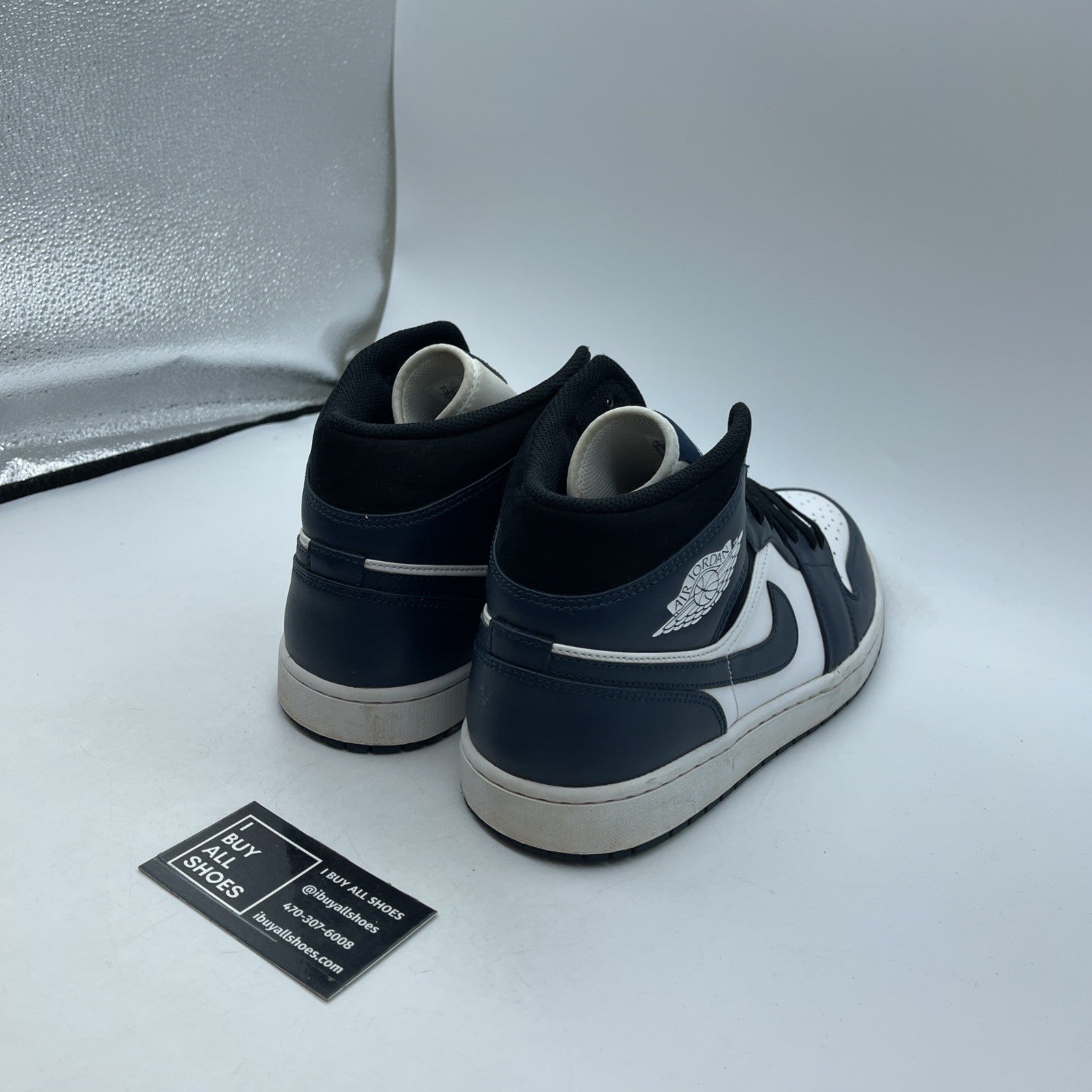 Size 12 - Air Jordan 1 Mid Armory Navy (554724-411)