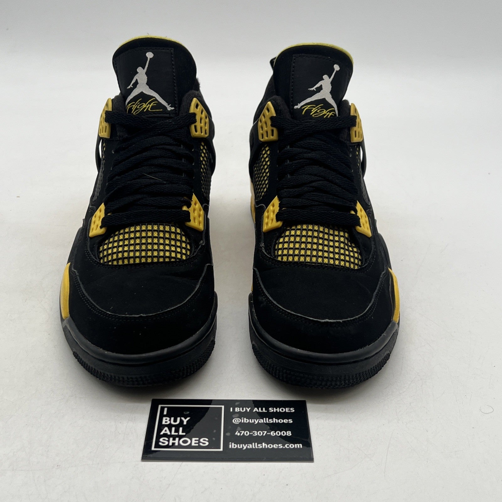 Size 8 - Air Jordan 4 Retro Low Thunder (308497-008)