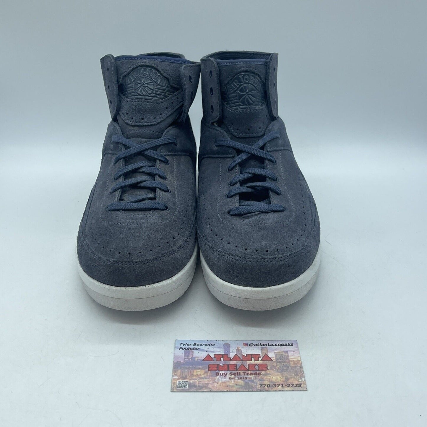 Size 11 - Air Jordan 2 Retro Deconstructed Thunder Blue Suede (897521-402)