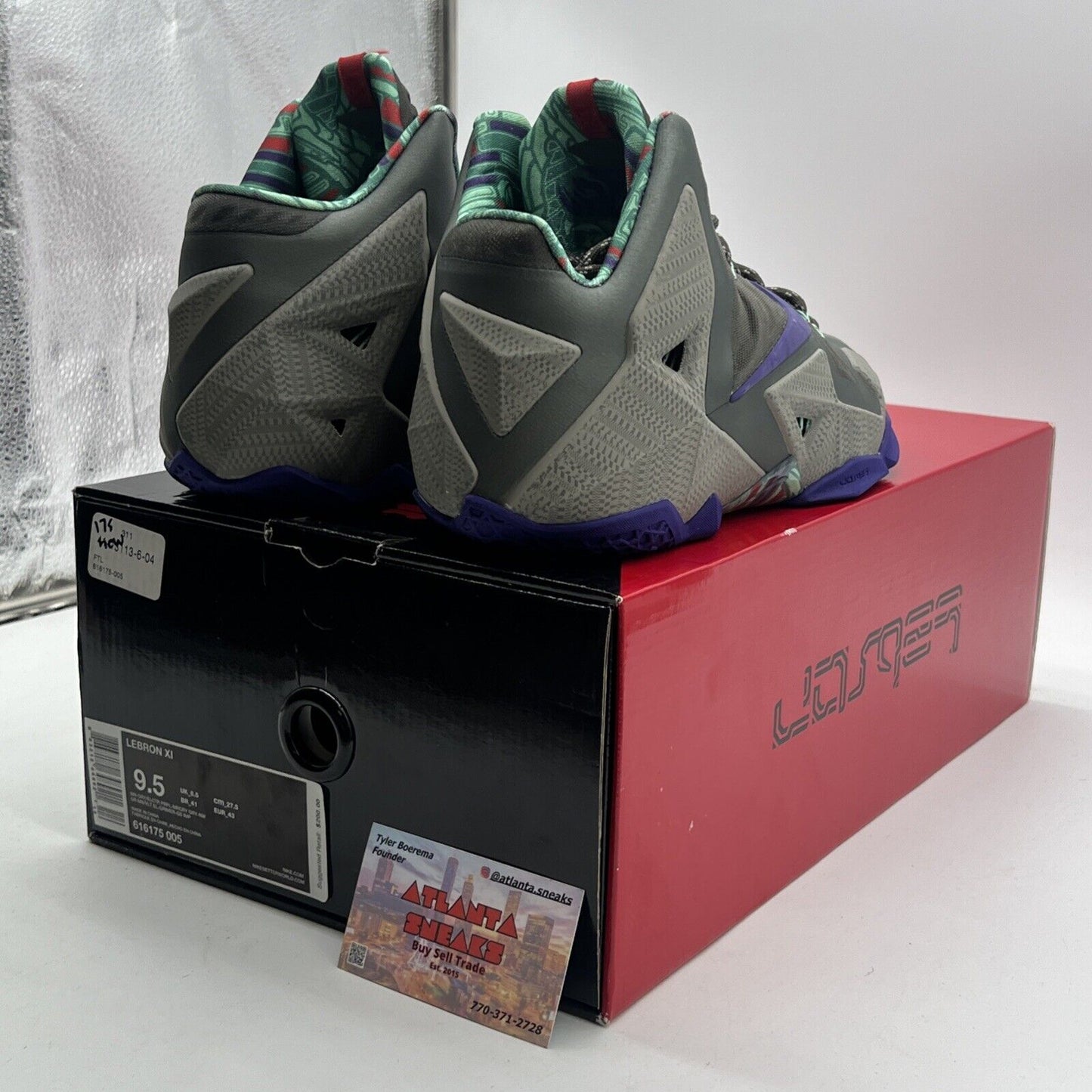 Size 9.5 - Nike LeBron 11 Terracotta Warrior (616175-005)