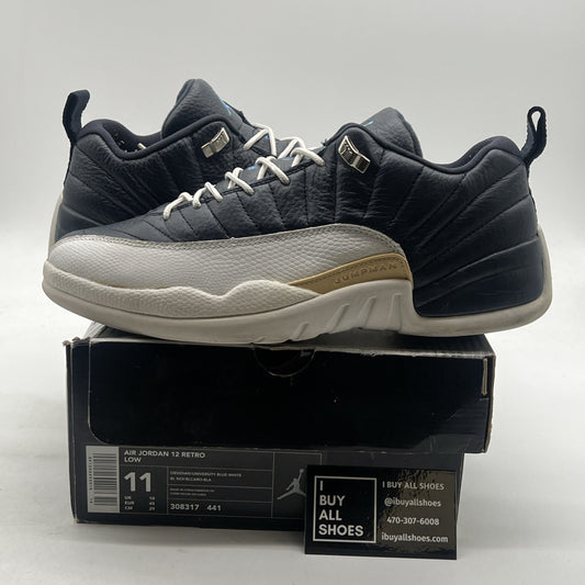 Size 11 - Air Jordan 12 Retro 2004 Low Obsidian (308317-441)