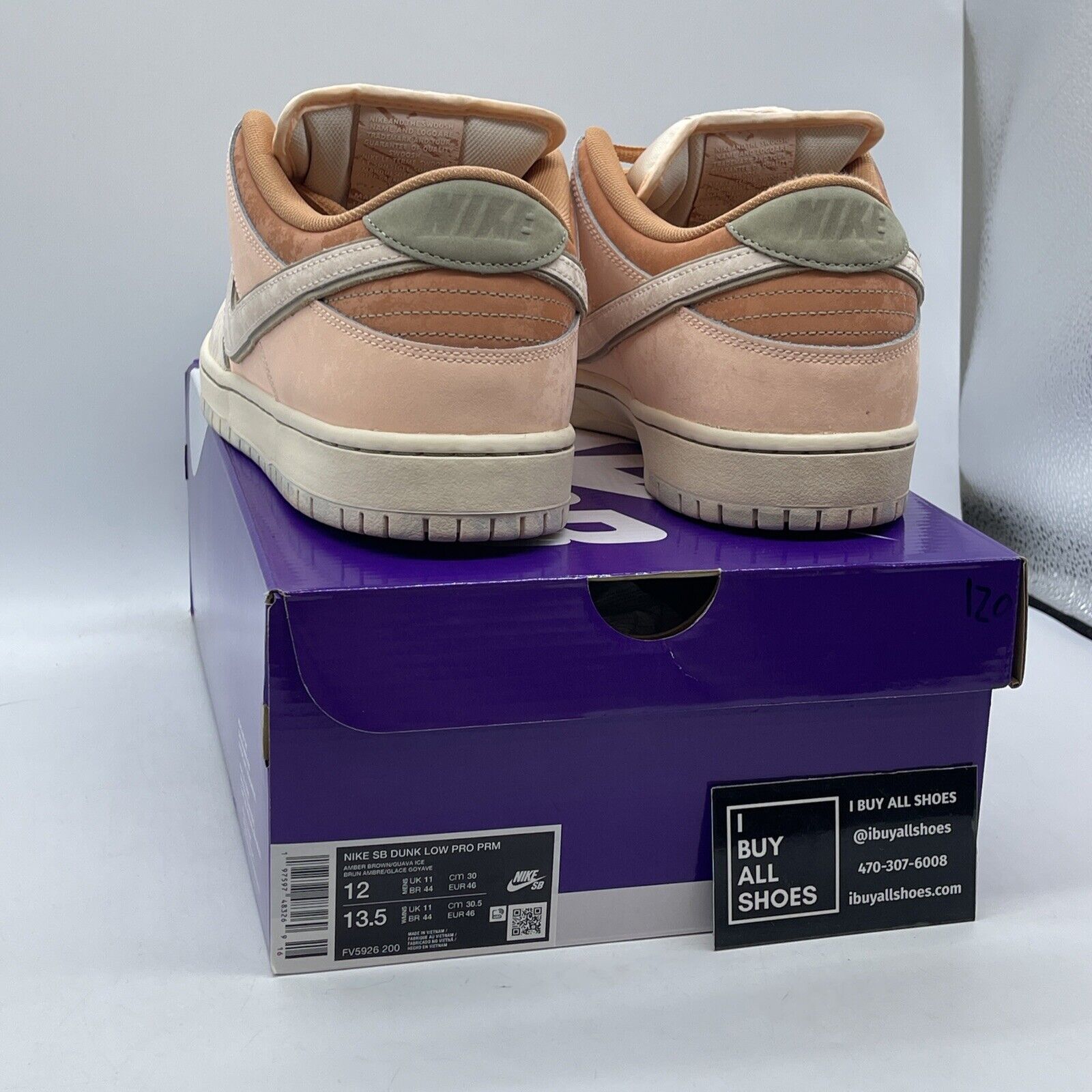 Size 12 - Nike Dunk SB Low Trocadéro Gardens Brown Suede Leather (FV5926-200)