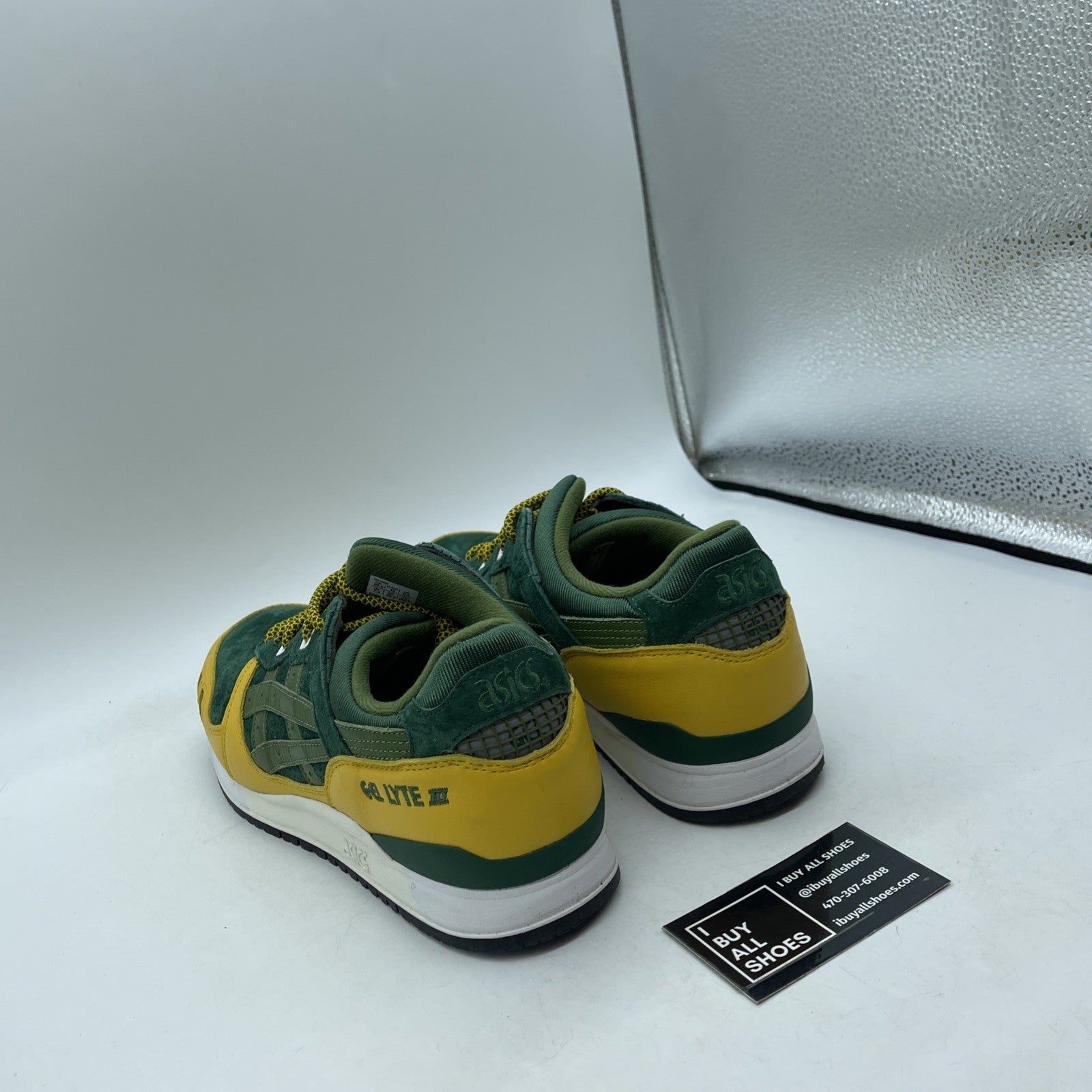 Soze 8.5 - Kith X Marvel Rogue Gel Lyte Green Yellow Suede Leather (1201A996)