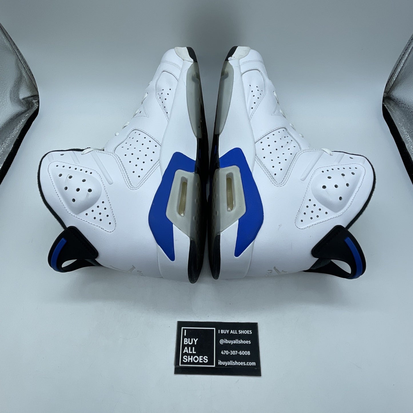 Size 14 - Air Jordan 6 Retro 2014 Sport Blue (384664-107)