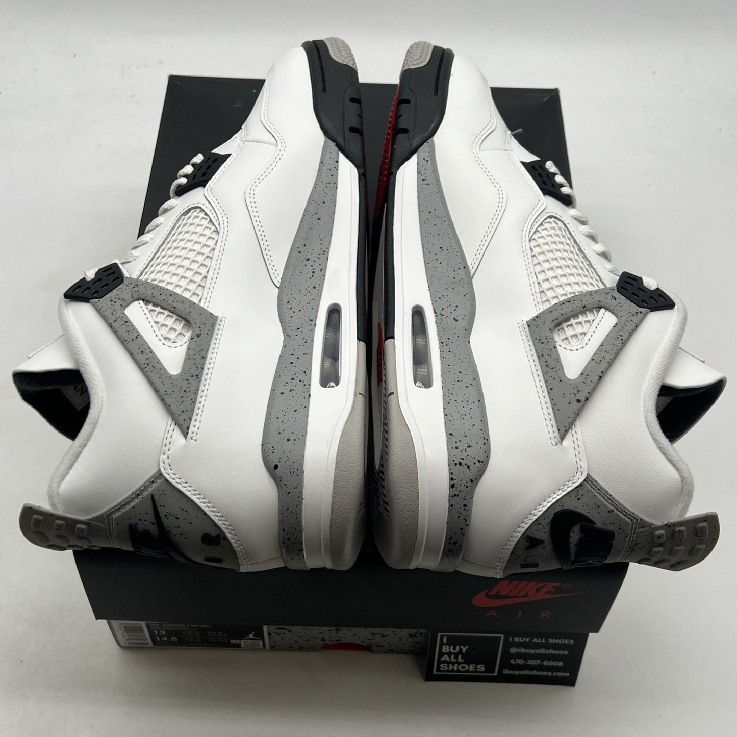 Size 13 - Air Jordan 4 Retro OG 2025 White Cement (FV5029-100)