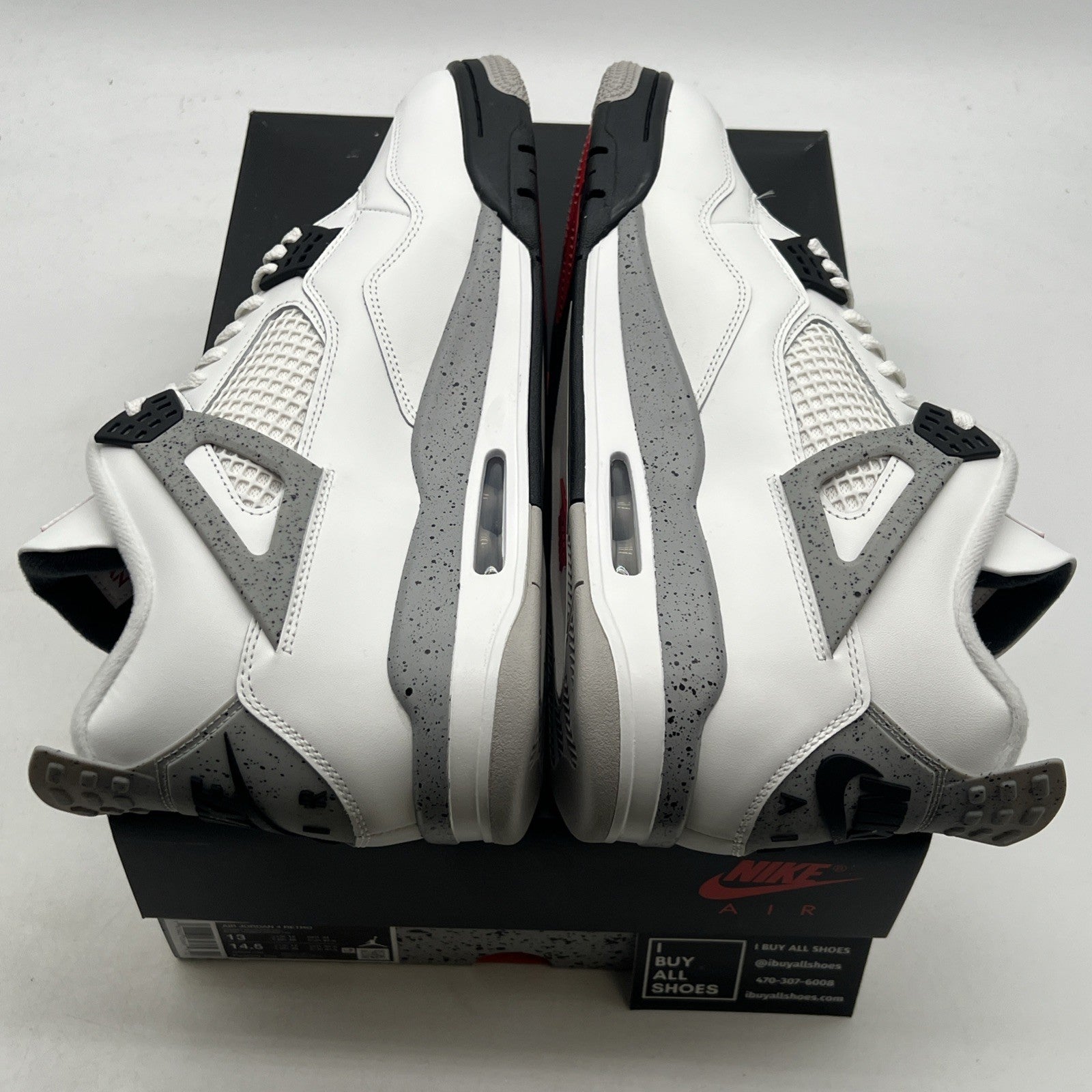 Size 13 - Air Jordan 4 Retro OG 2025 White Cement (FV5029-100)
