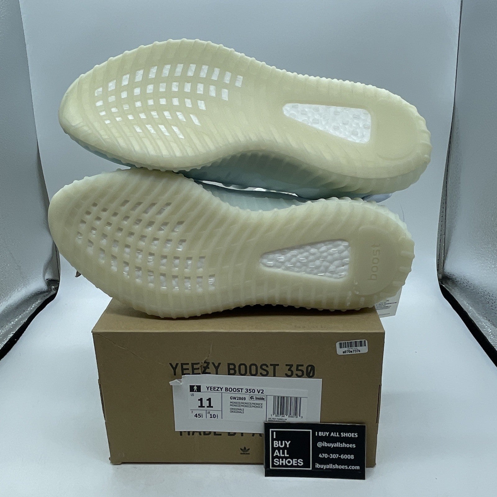 Size 11 - adidas Yeezy Boost 350 V2 Mono Ice (GW2869)