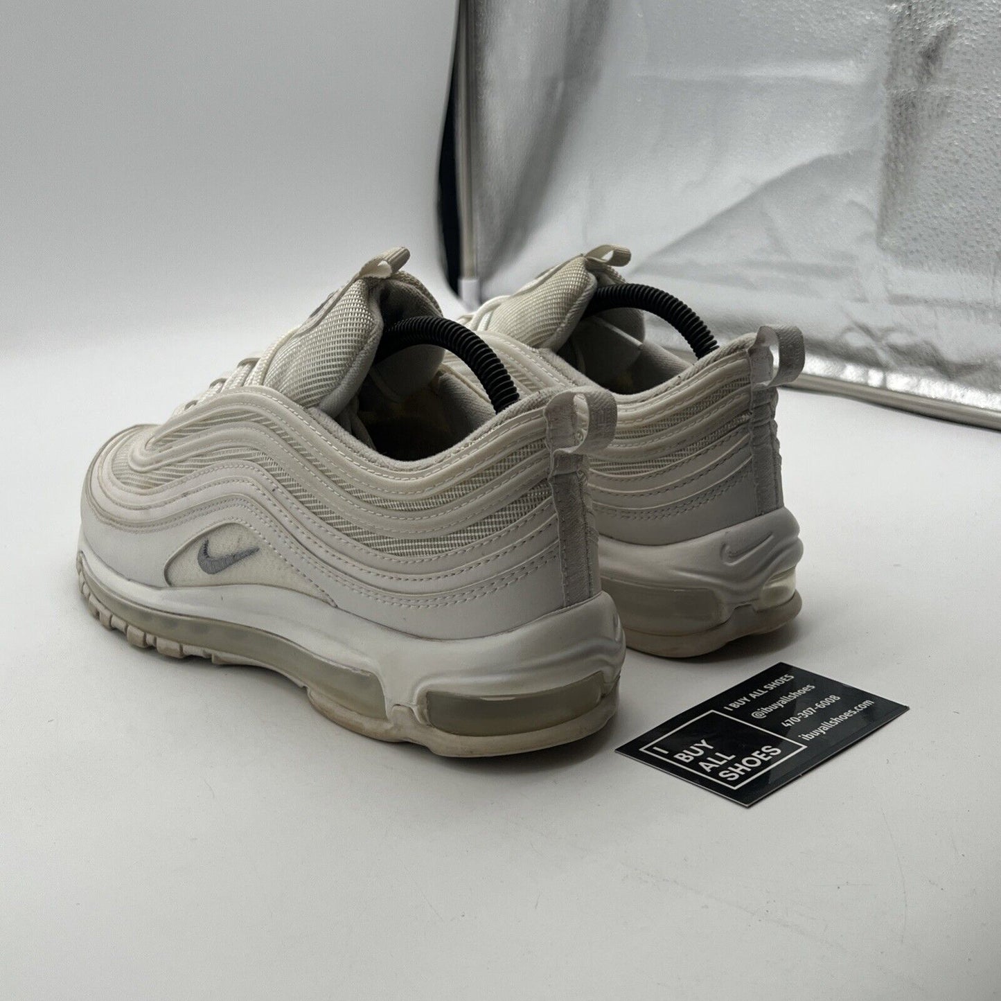 Size 8 - Nike Air Max 97 Triple White Wolf Gray (921826-101)