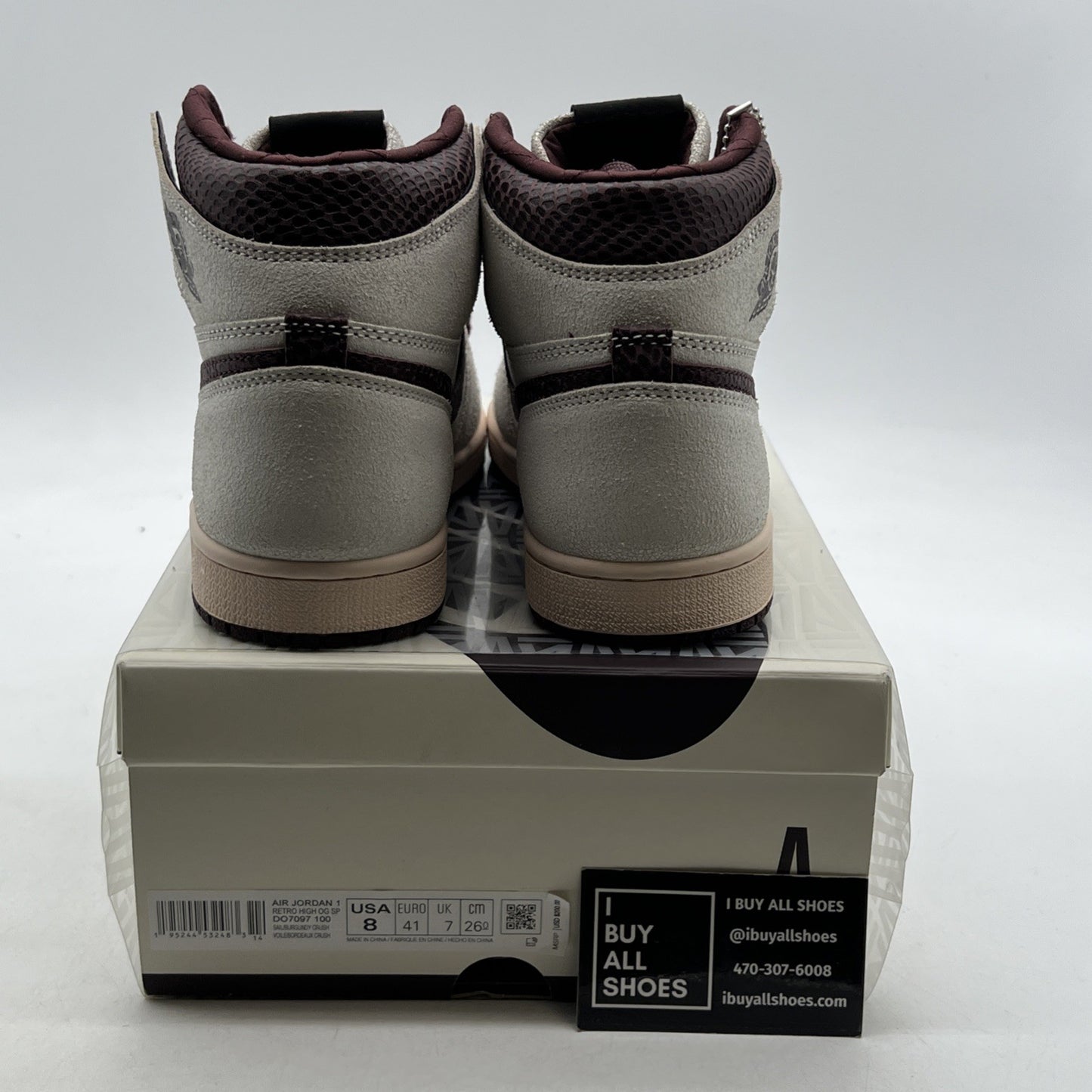 Size 8 - Air Jordan 1 OG x A Ma Maniere High Airness (DO7097-100)