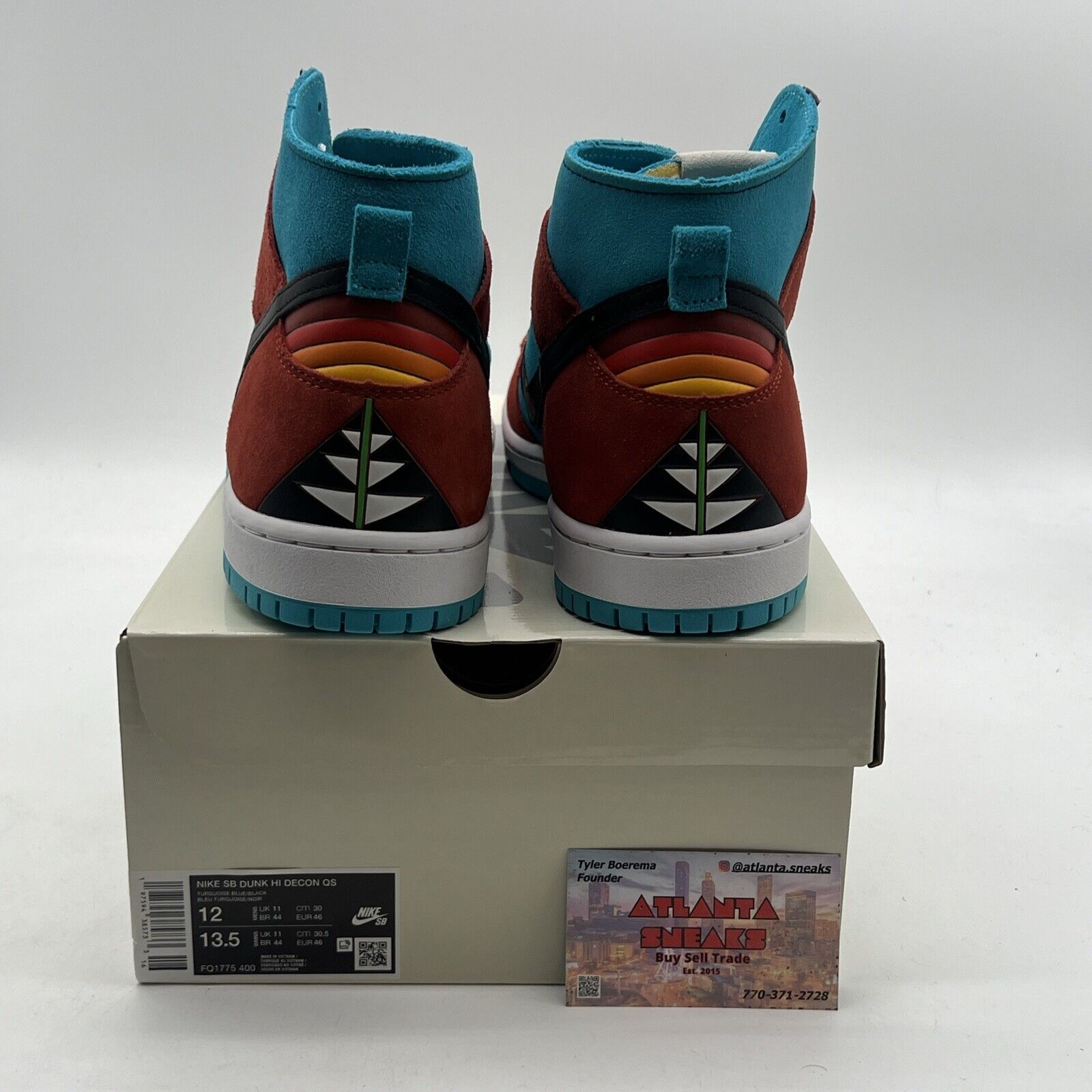 Size 12 - Nike Di’orr Greenwood x Dunk SB High Navajo Arts (FQ1775-400)