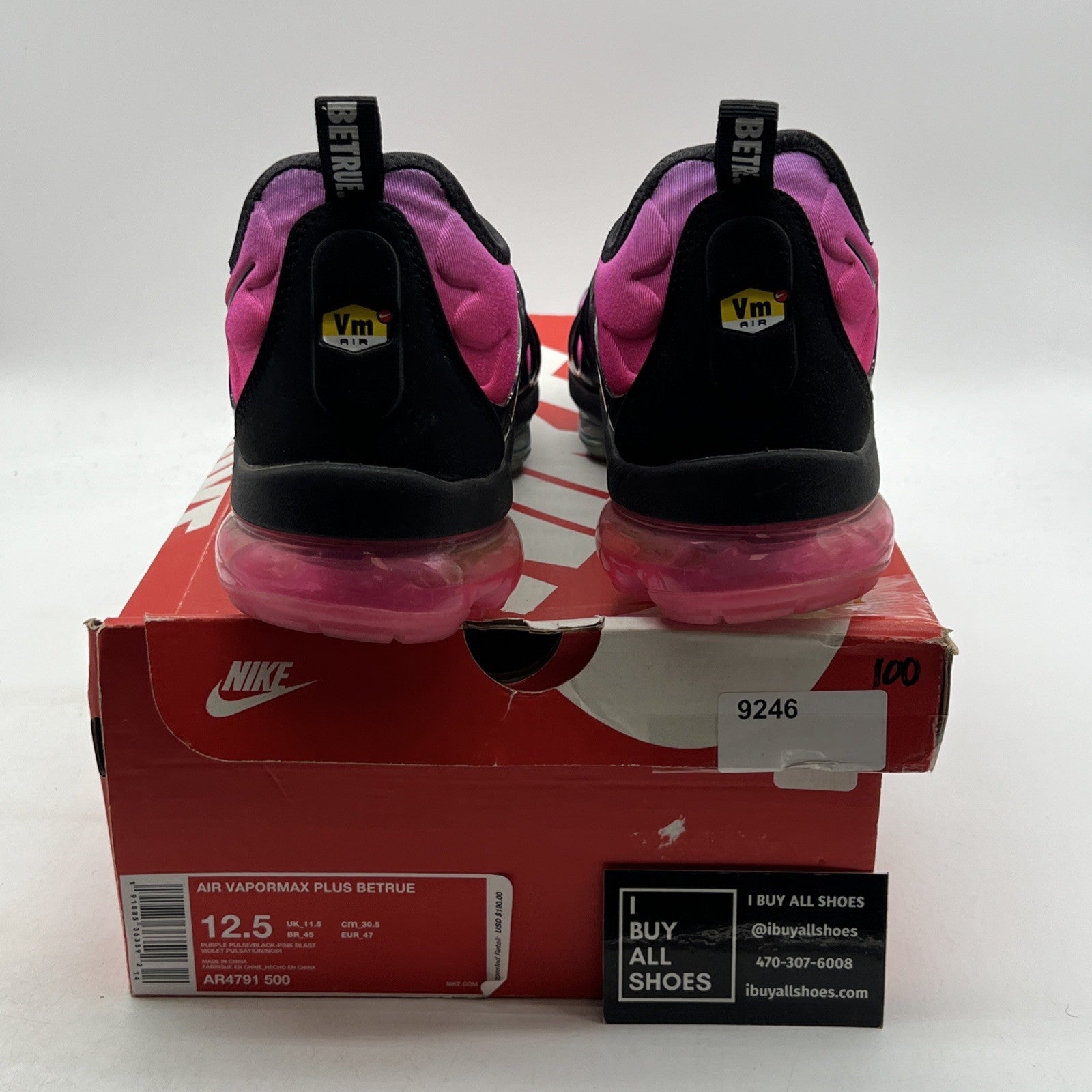 Size 12.5 - Nike Air VaporMax Plus Be True (AR4791-500)