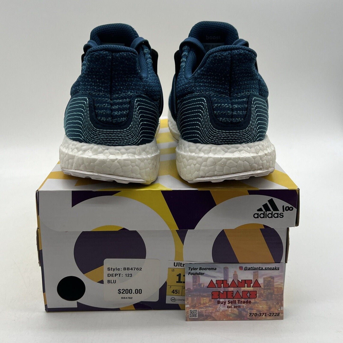 Size 11 - adidas Parley x UltraBoost 3.0 Limited Night Navy White (BB4762)