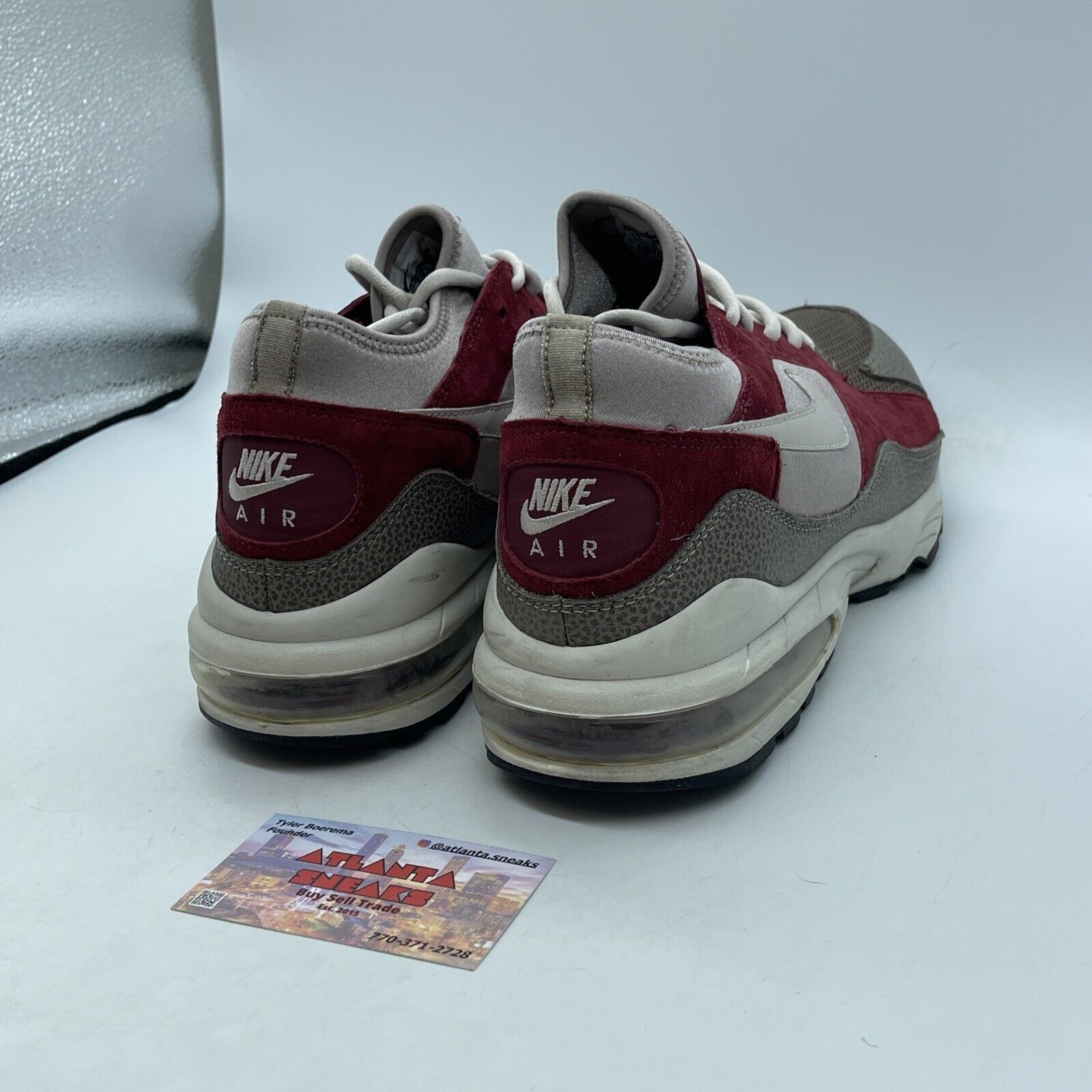 Size 11 - Nike Size? x Air Max 93 Metals Pack - Flat Zinc Suede (306551-016)